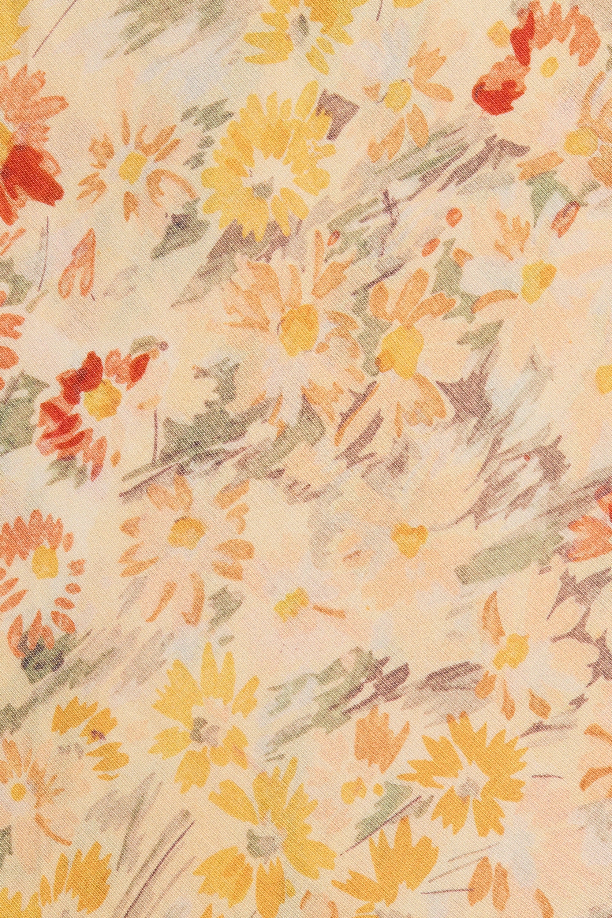 Esson Midi Dress Adeline Floral Yellow - Final Sale - Image 6