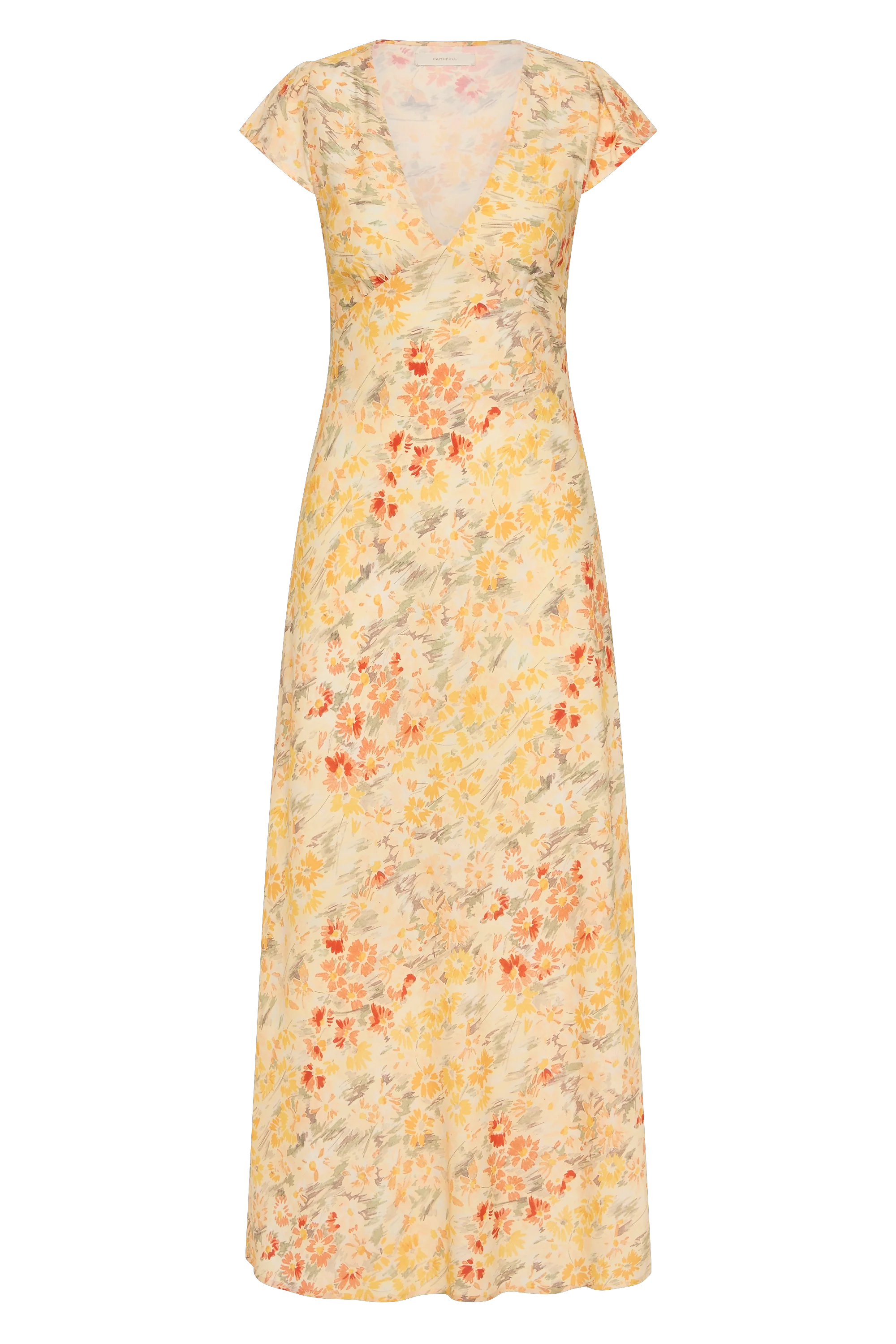 Esson Midi Dress Adeline Floral Yellow - Final Sale - Image 7