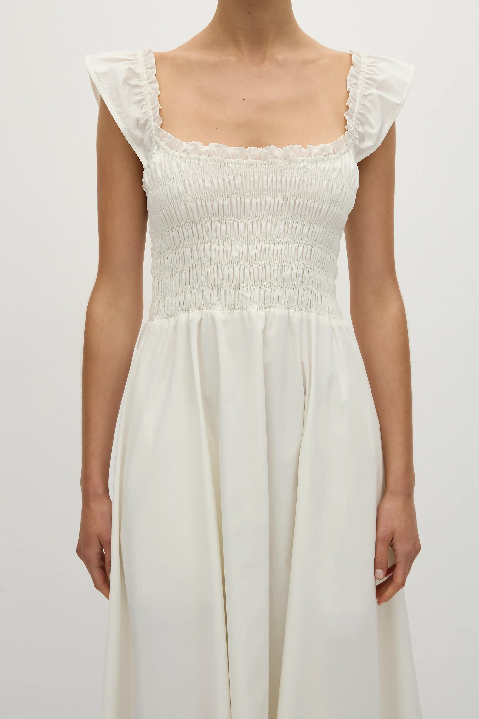 Eudora Midi Dress White - Final Sale - Image 2