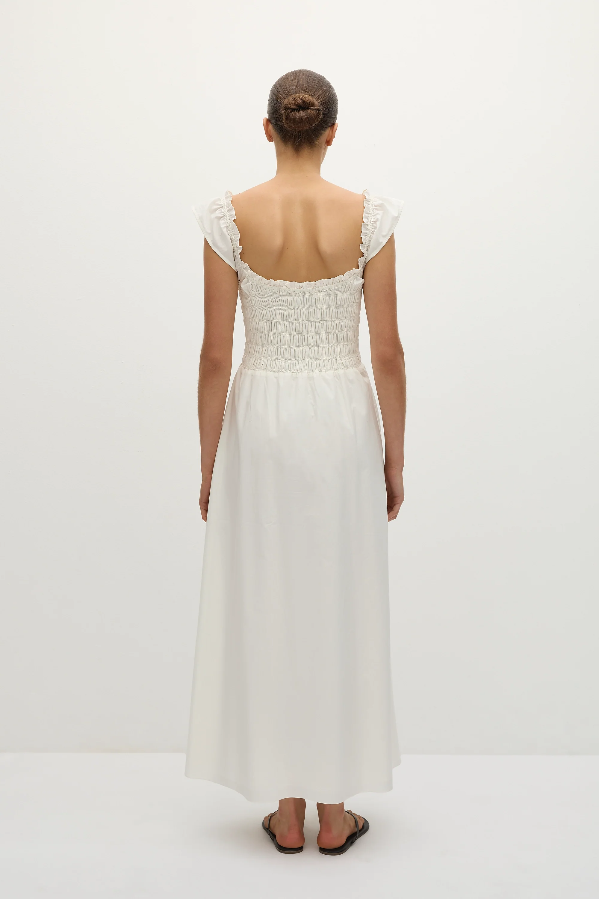 Eudora Midi Dress White - Final Sale - Image 4