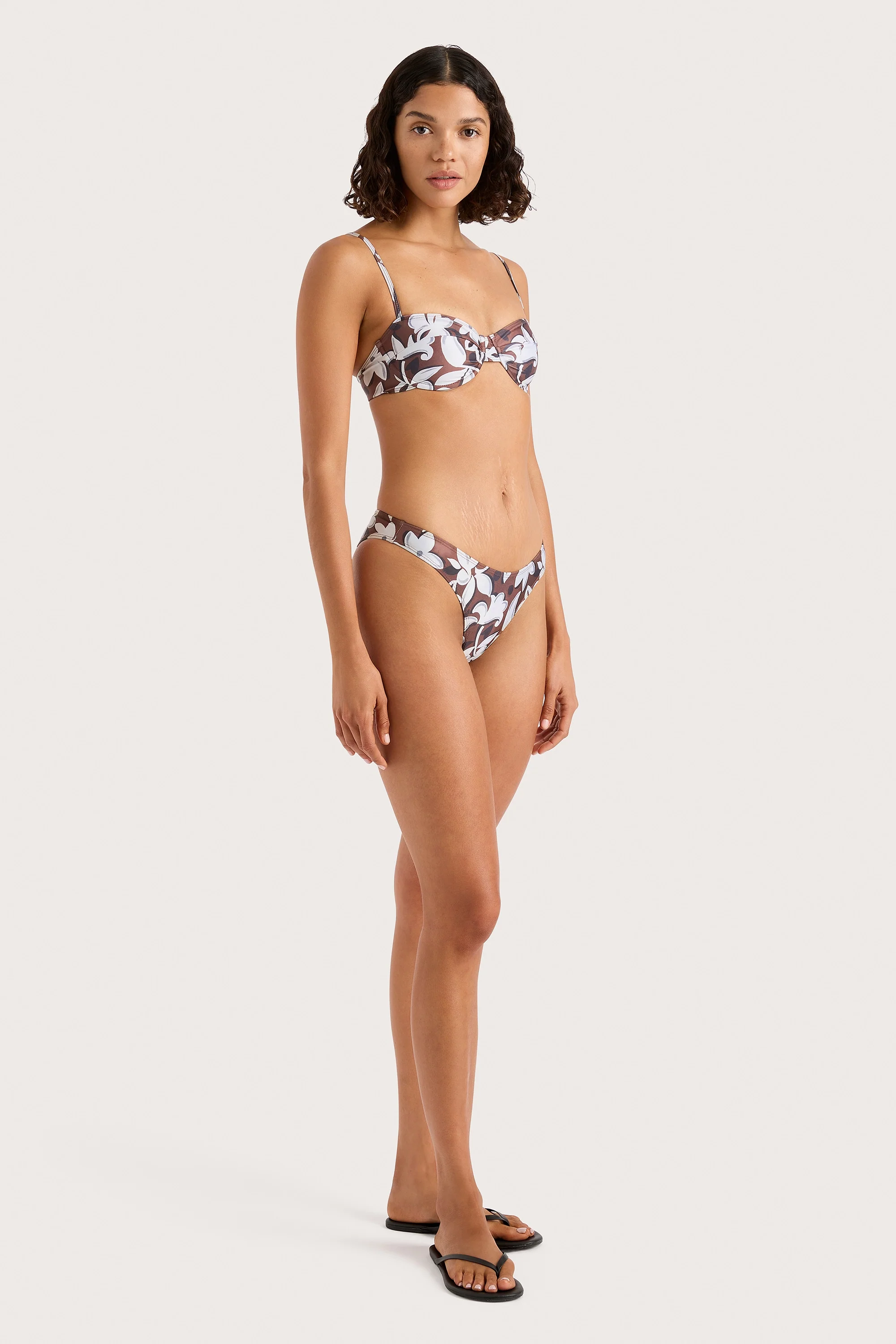 Farrah Bikini Top Plumeria - Final Sale - Image 3