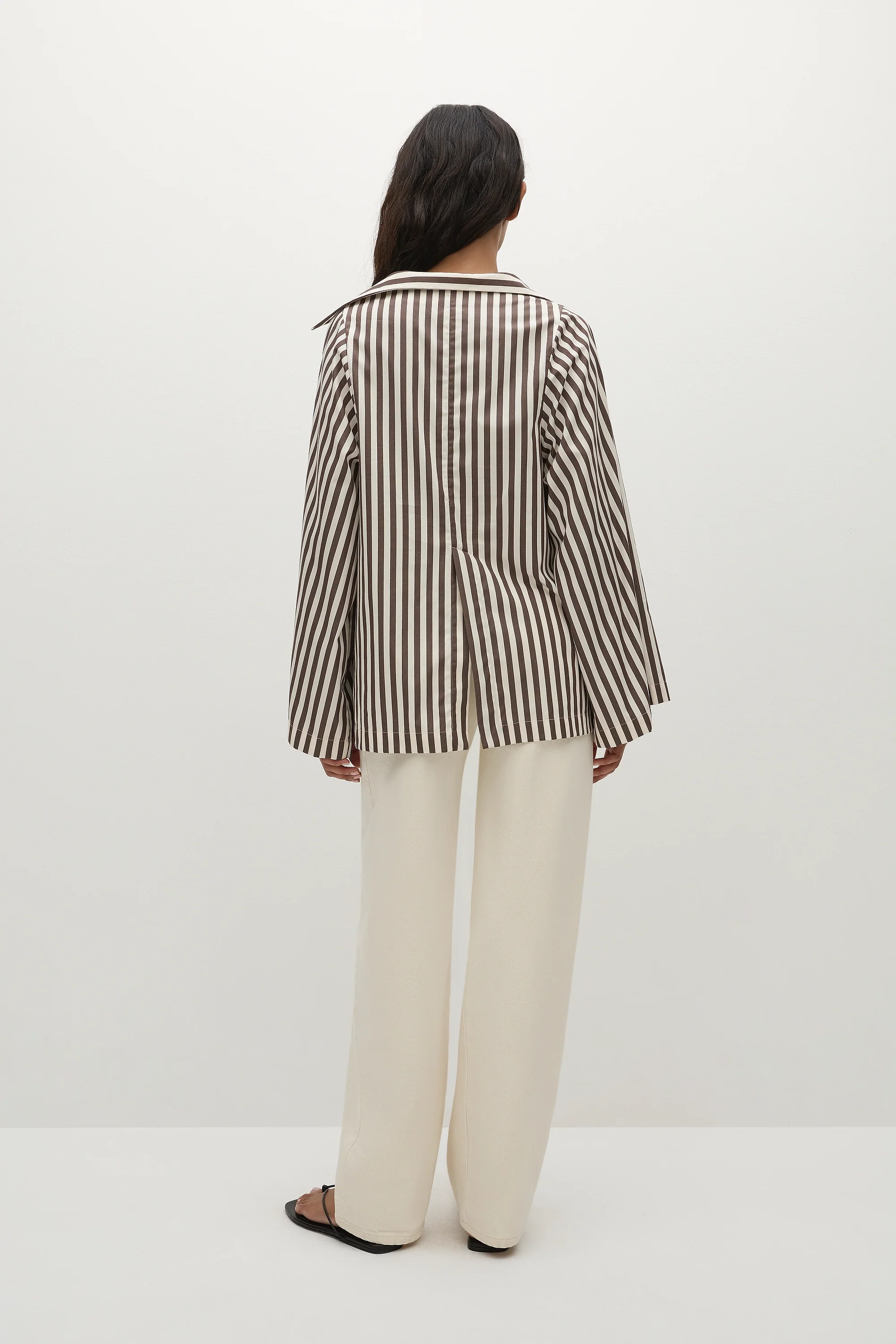 Gaia Top Norway Stripe Espresso - Final Sale - Image 4