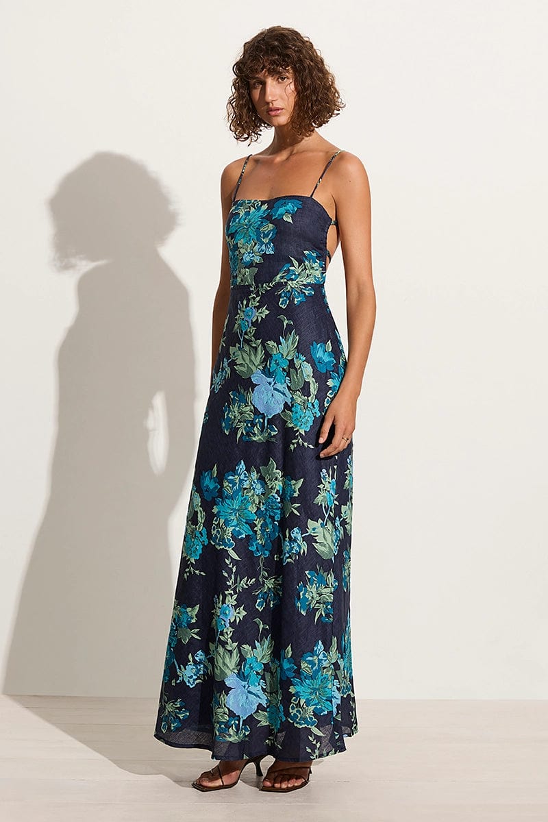 Garcia Maxi Dress Escala Floral Navy - Final Sale - Image 3
