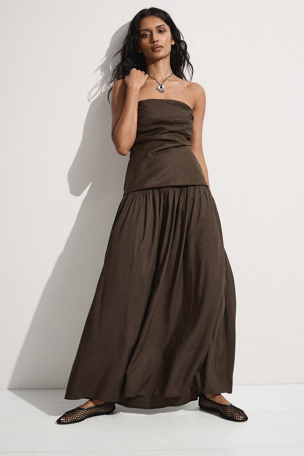 Hedy Maxi Dress Forest - Final Sale - Image 3