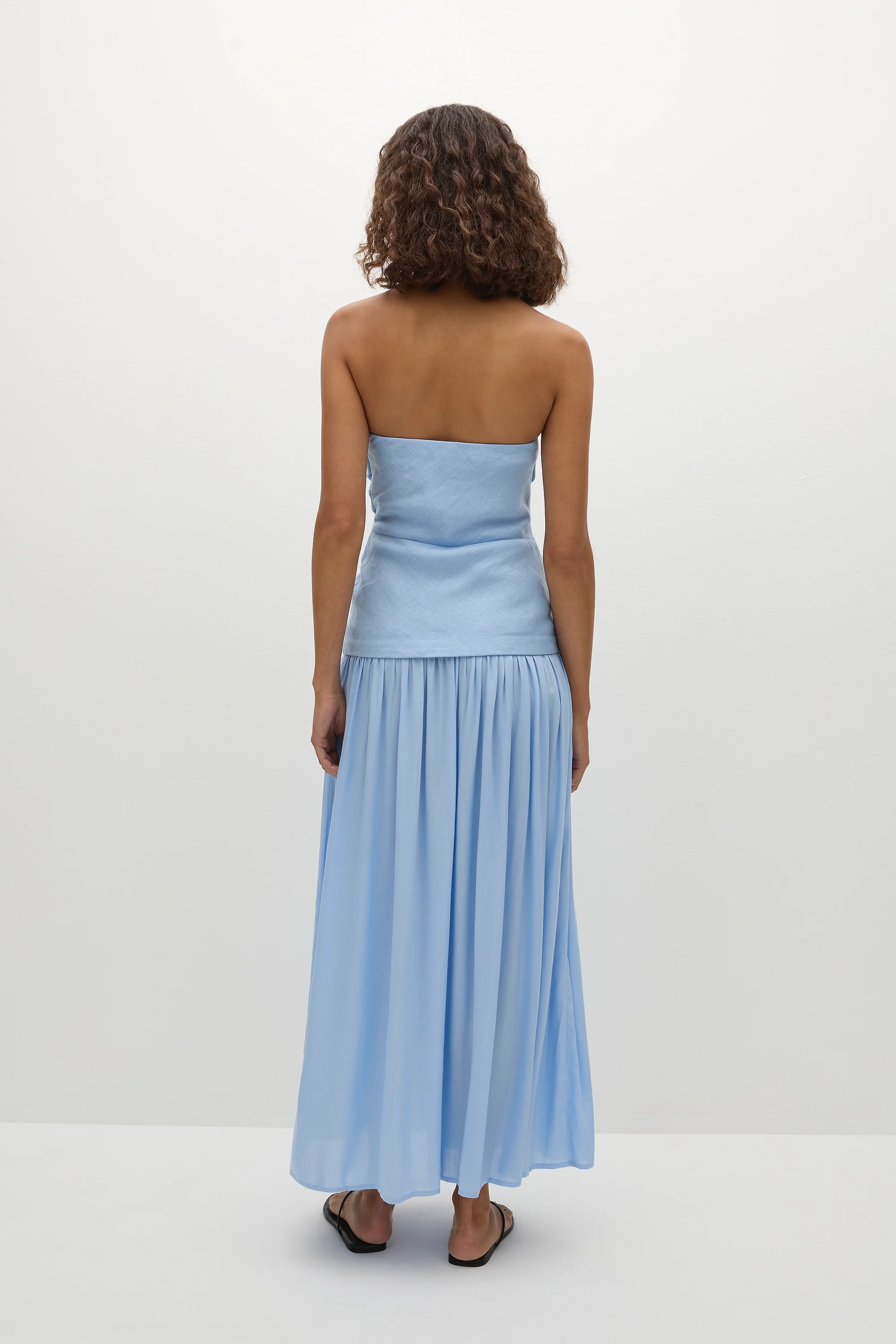 Hedy Maxi Dress Mineral Blue - Image 4