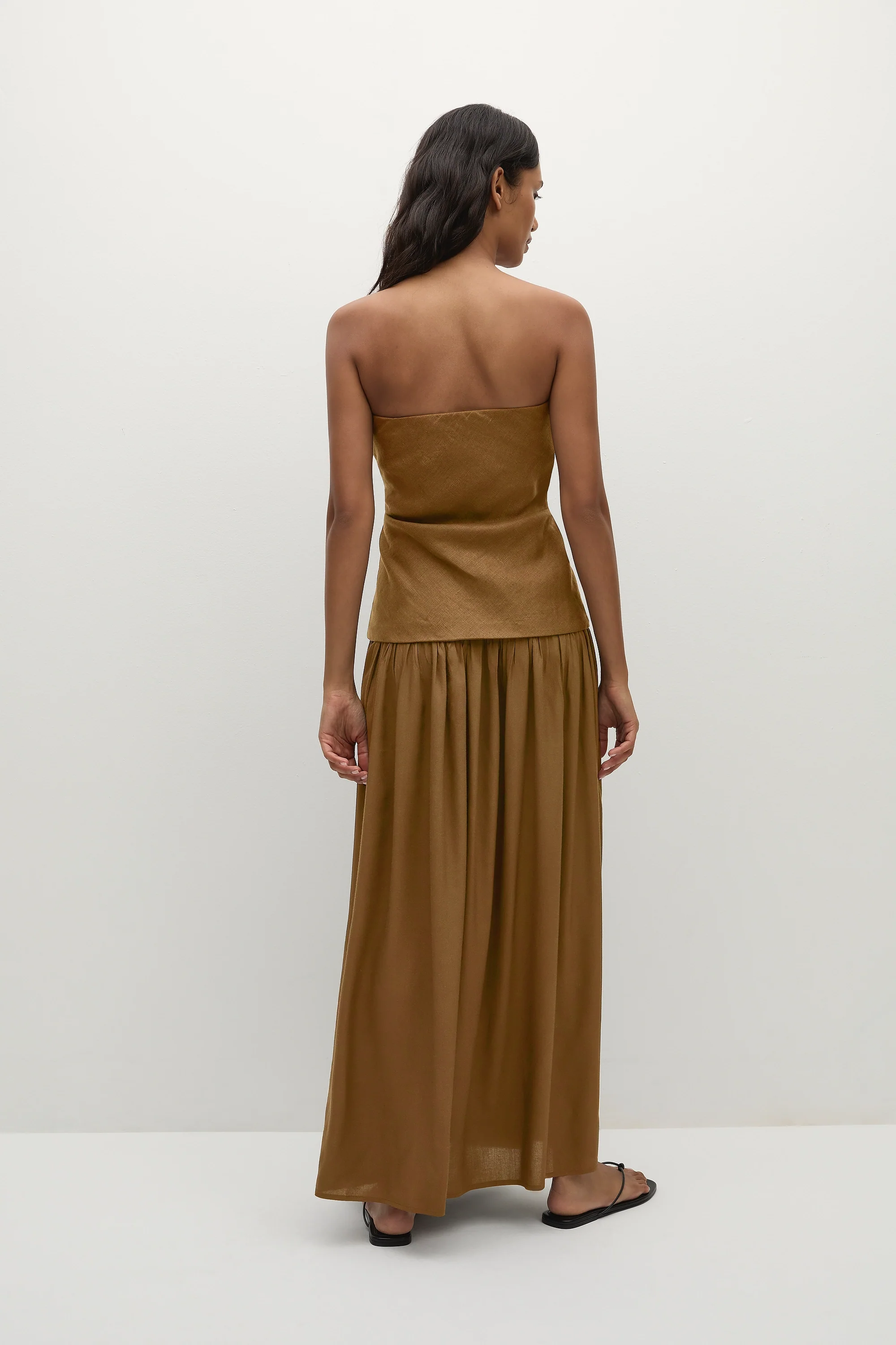 Hedy Maxi Dress Tobacco - Image 4