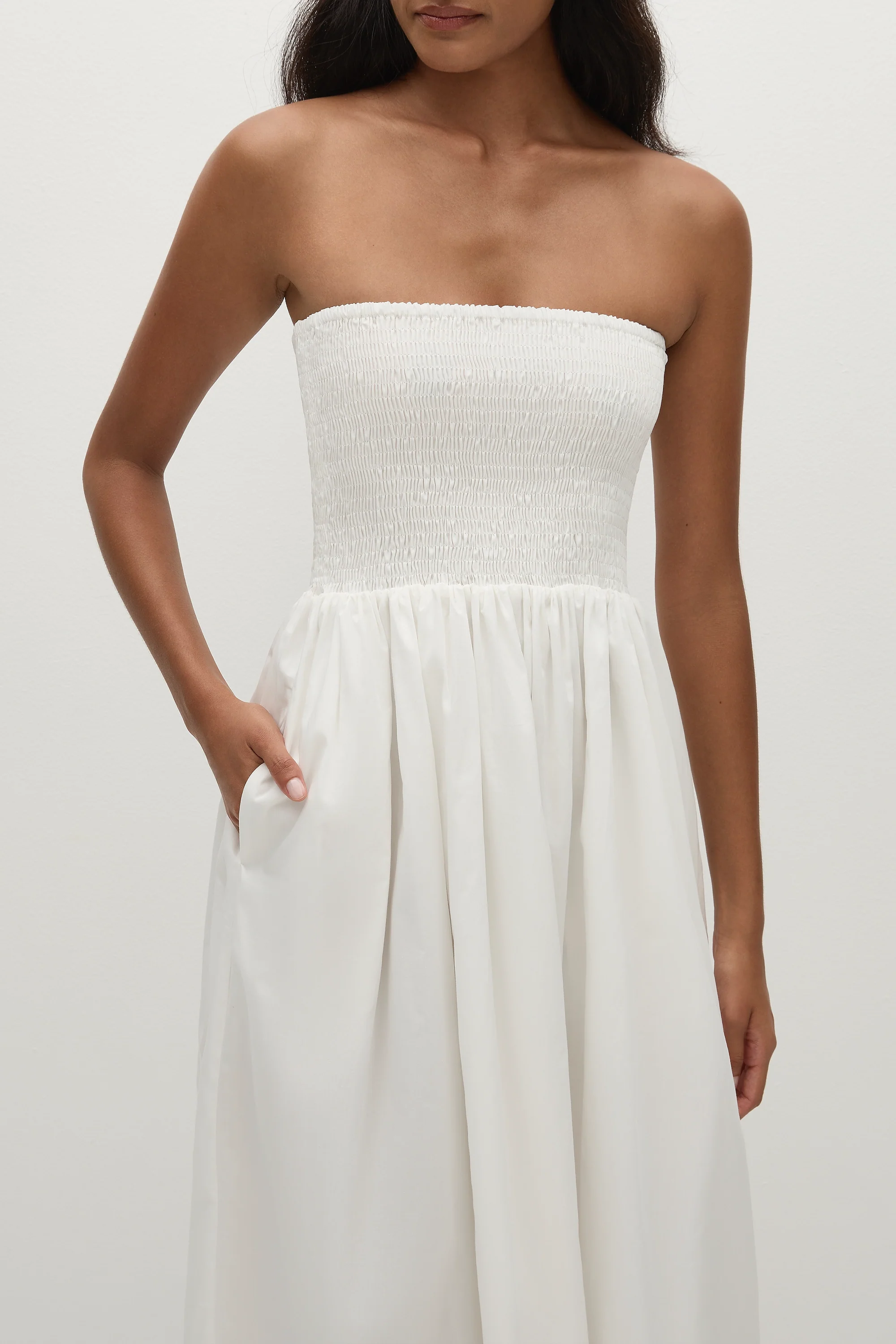 Iben Midi Dress White - Final Sale - Image 2