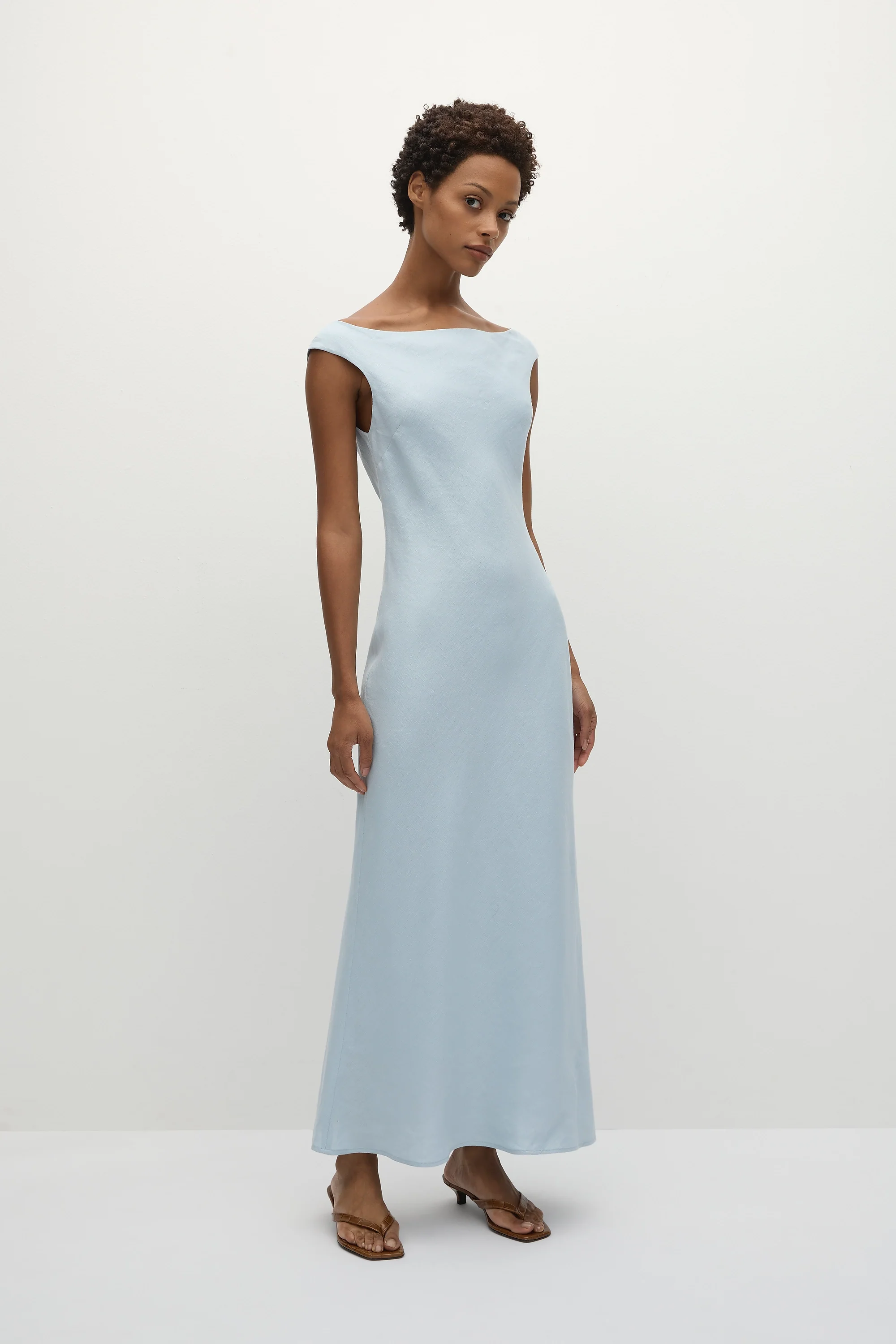 Ilride Midi Dress Sky Blue - Final Sale - Image 3