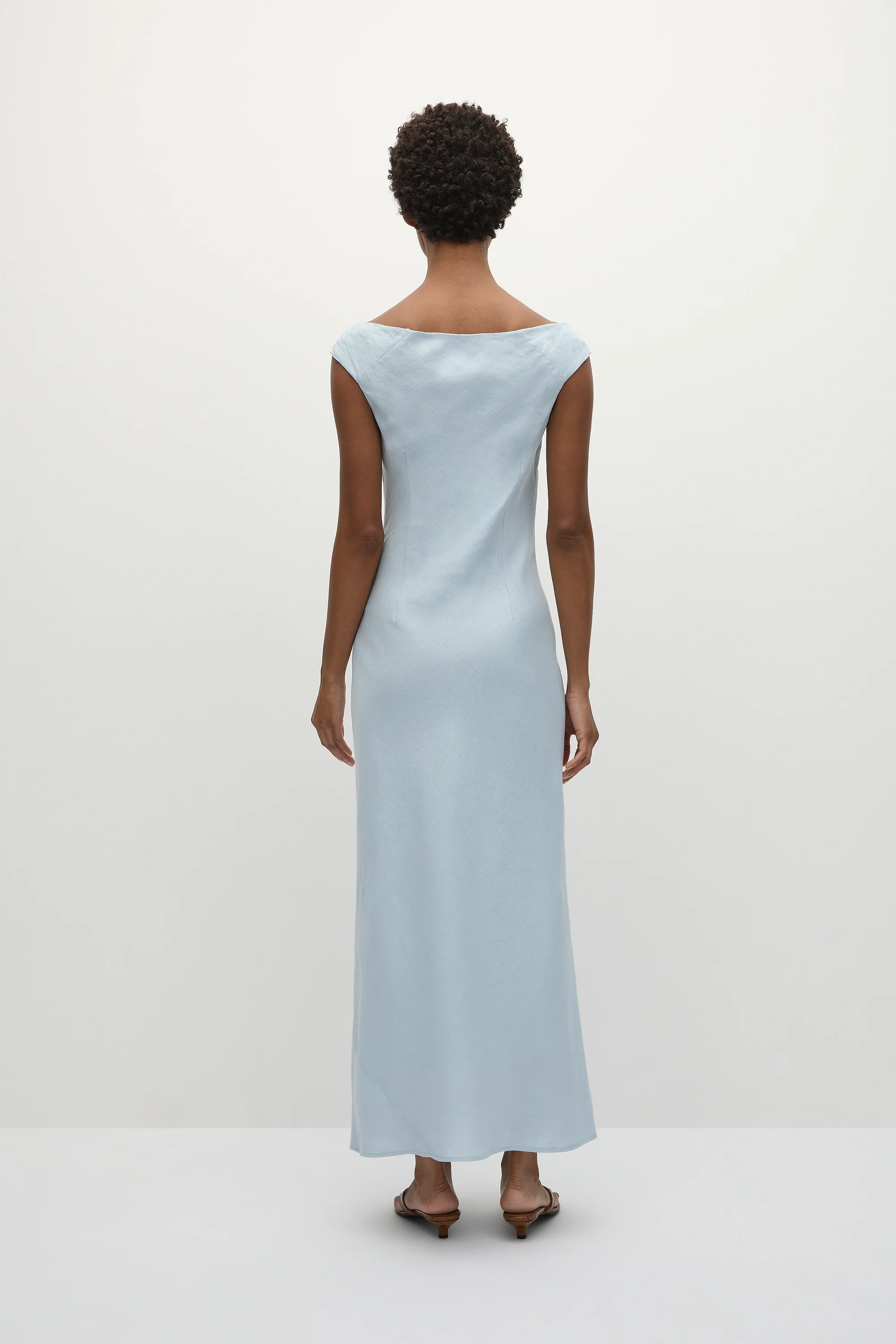 Ilride Midi Dress Sky Blue - Final Sale - Image 4