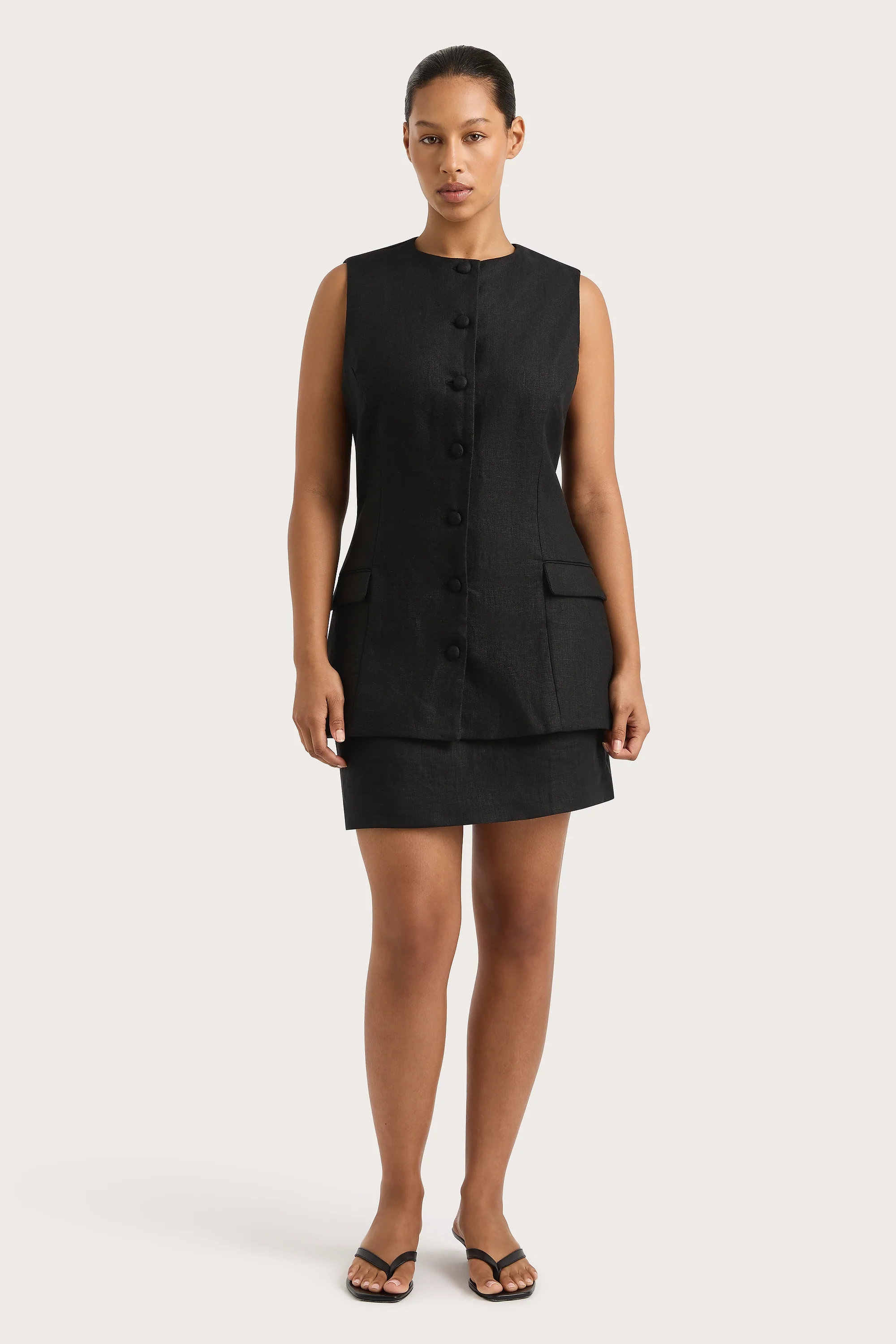 Jane Mini Skirt Black - Final Sale - Image 8