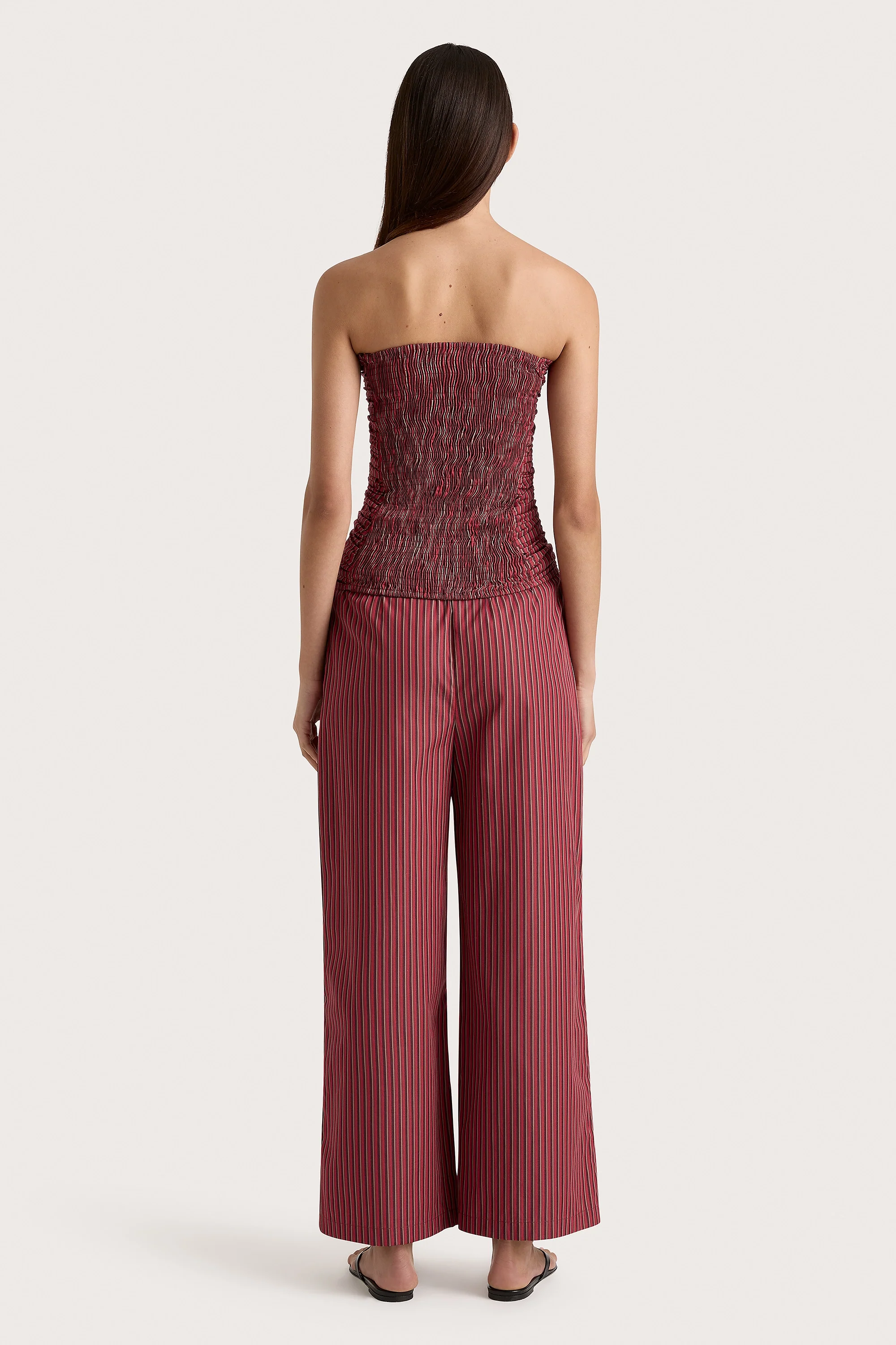 Jilliane Top Wine Stripe - Final Sale - Image 4