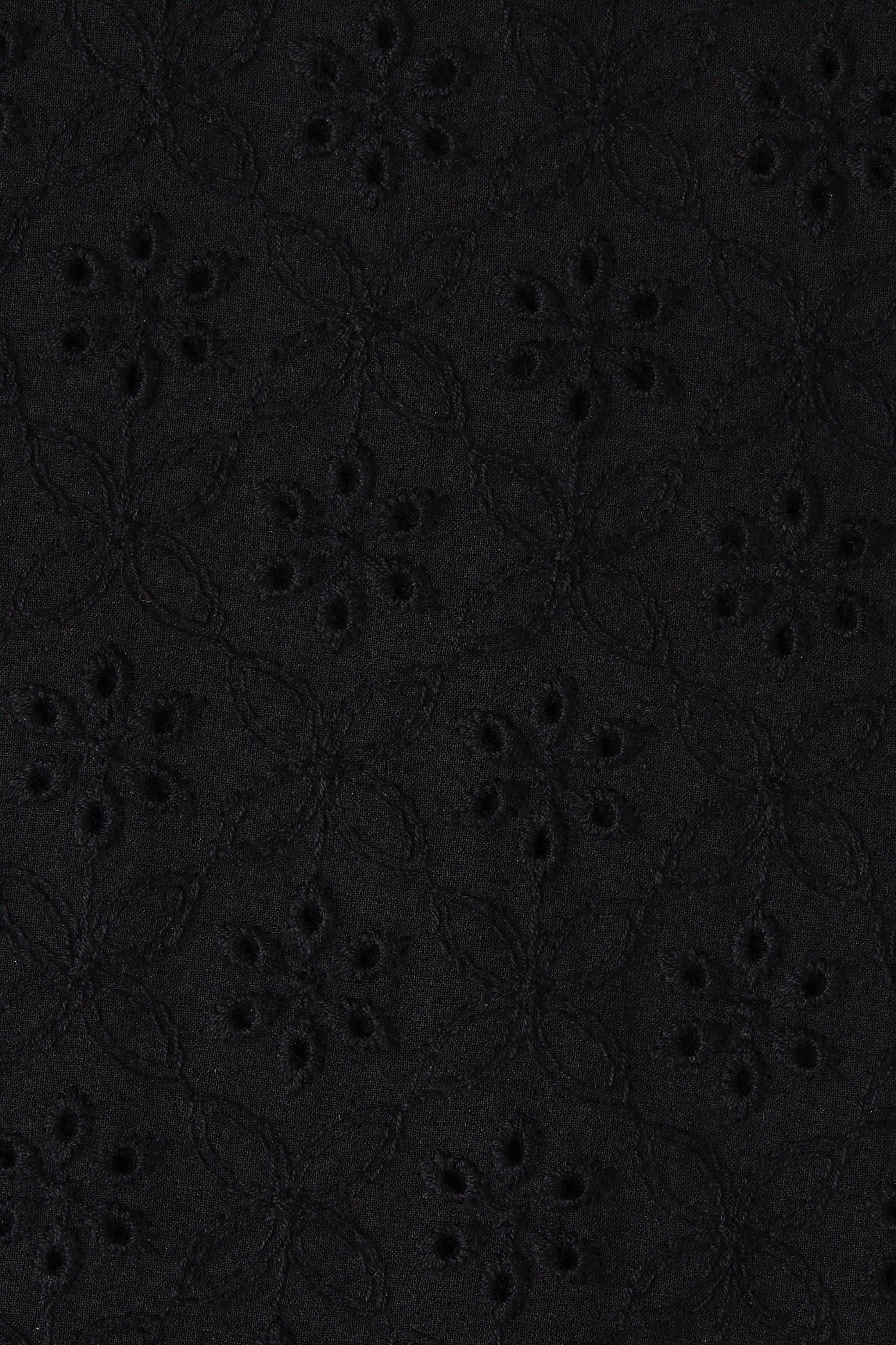 Juana Mini Dress Valentina Broderie Black - Image 5