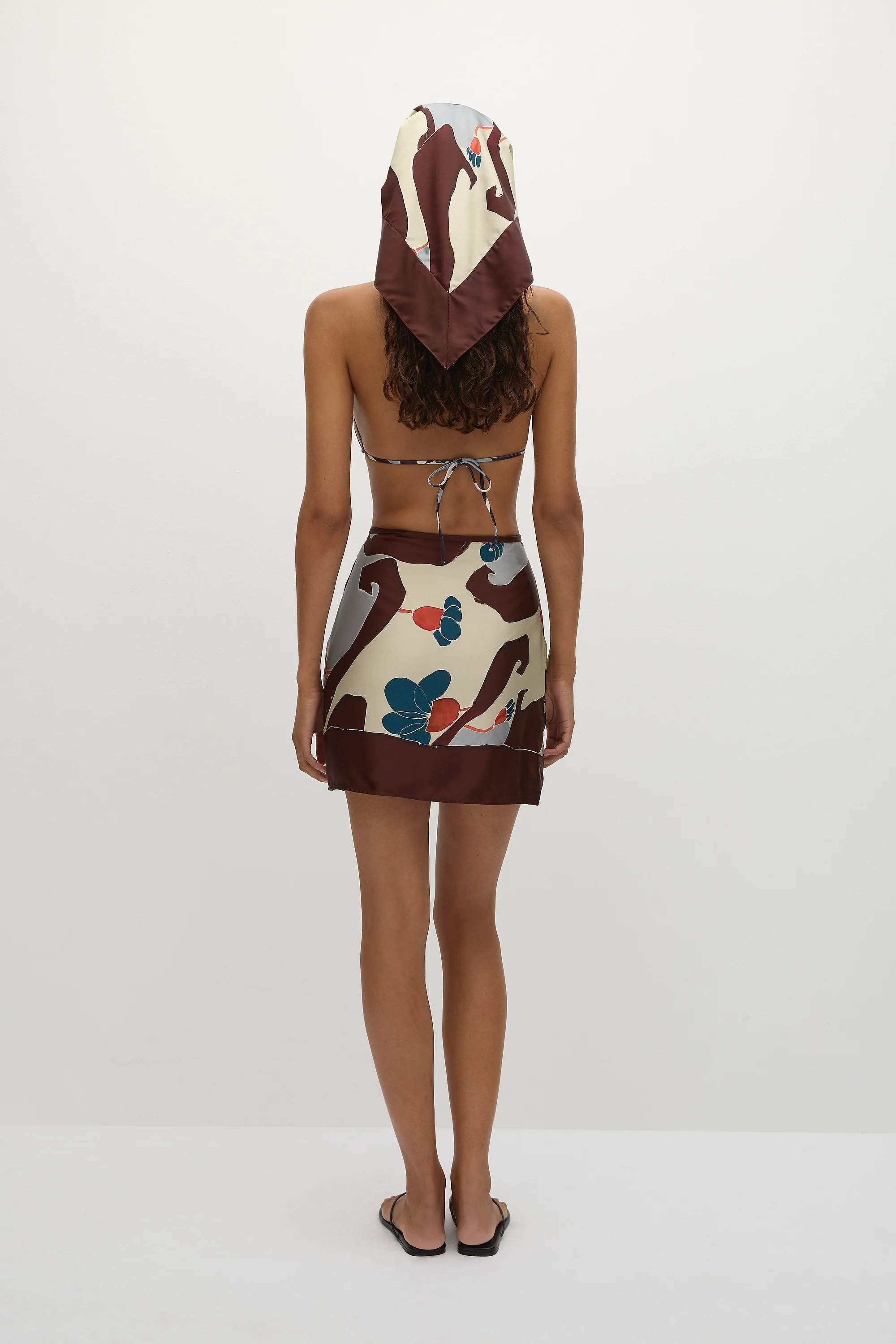 Karys Mini Wrap Skirt Mandraki Floral - Final Sale - Image 4