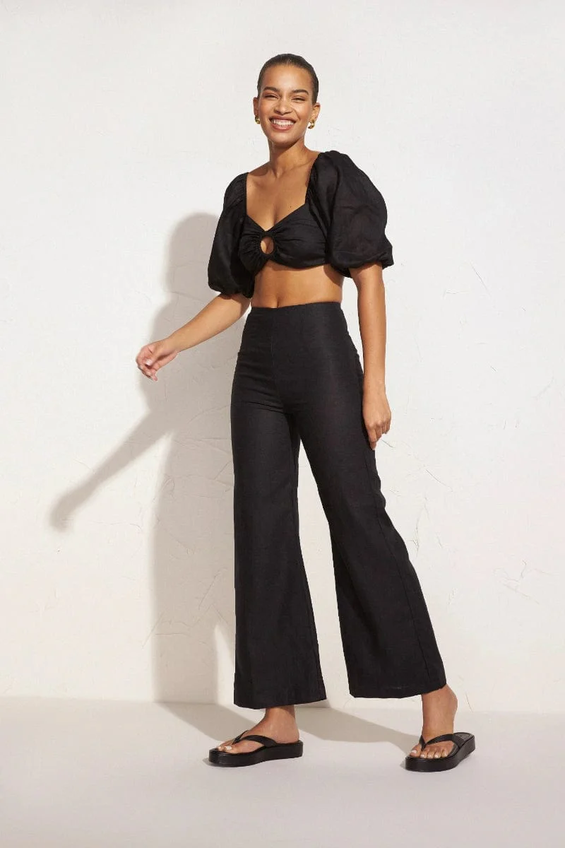 La Marches Top Plain Black - Final Sale - Image 4