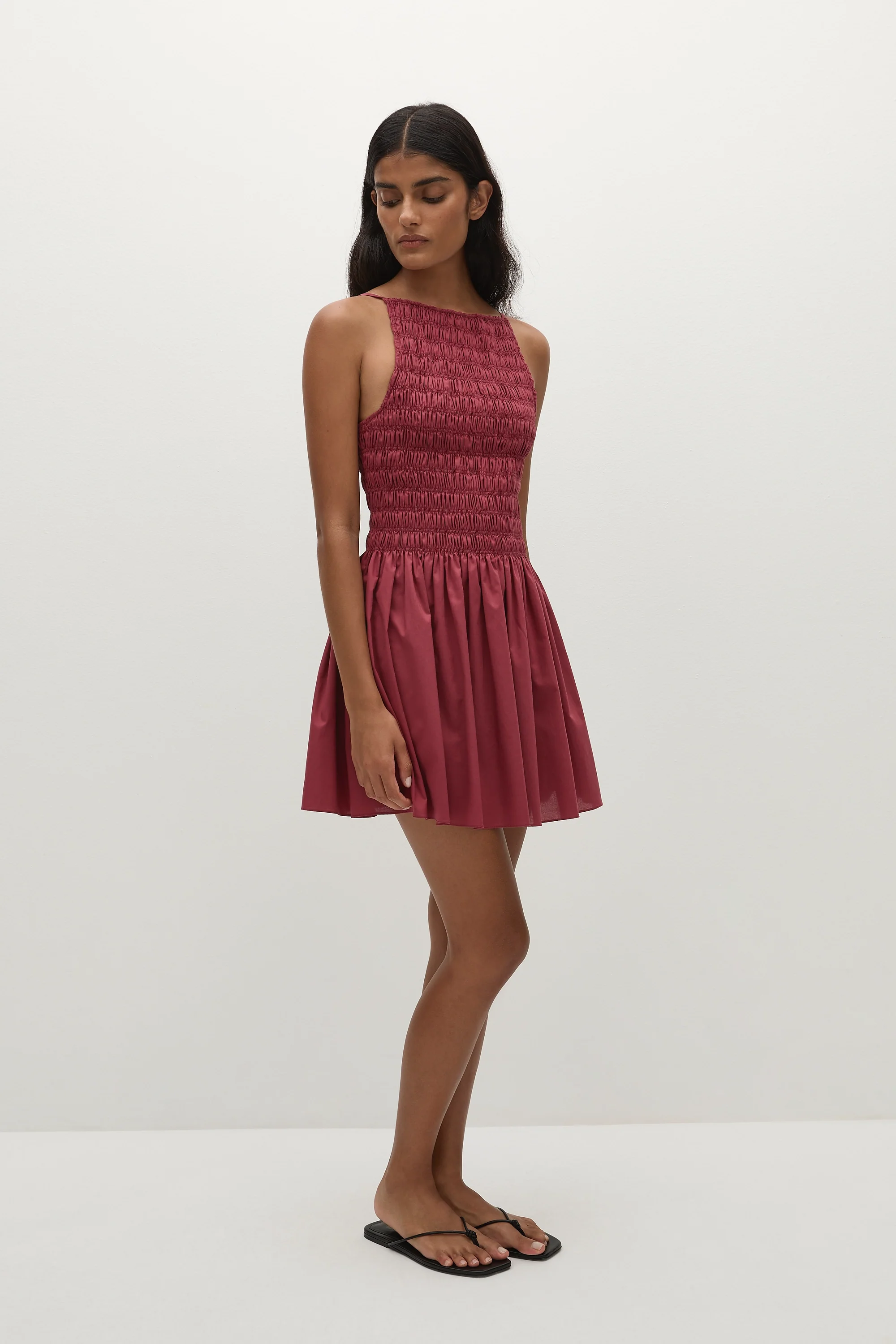 Laia Mini Dress Rhubarb - Image 3