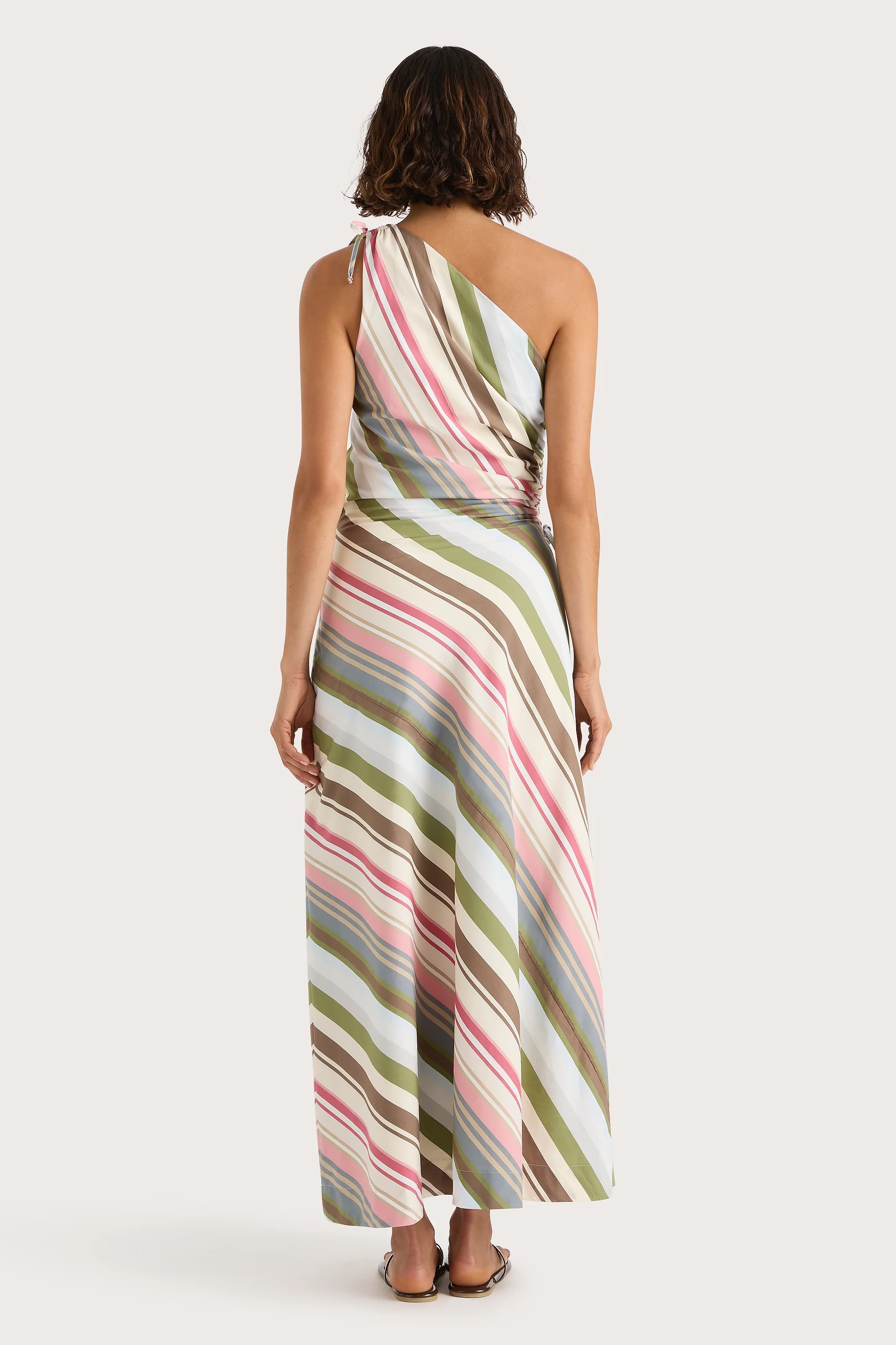 Laureles Maxi Dress Meleu Stripe Multi - Final Sale - Image 5