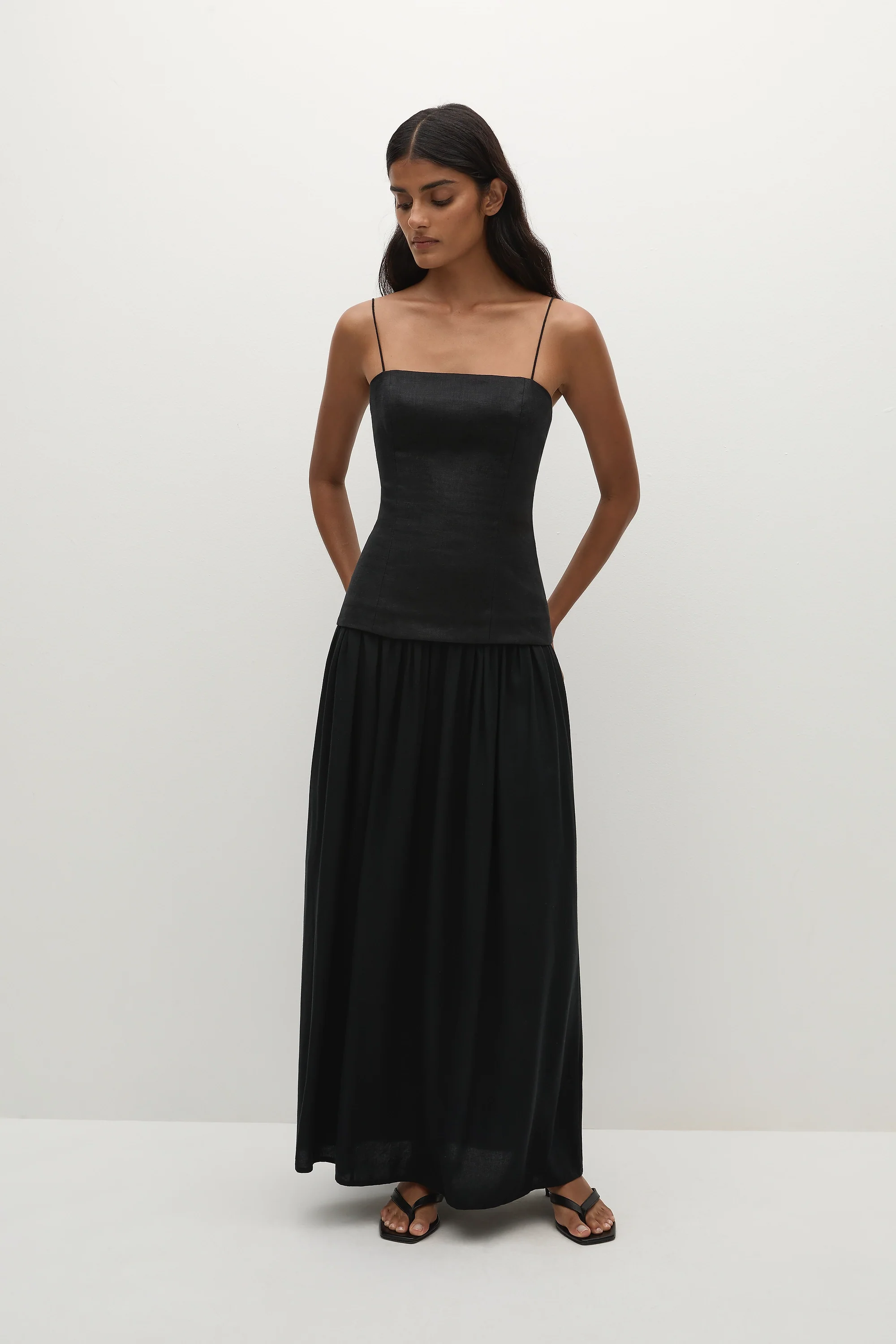 Lenise Maxi Dress Black - Final Sale