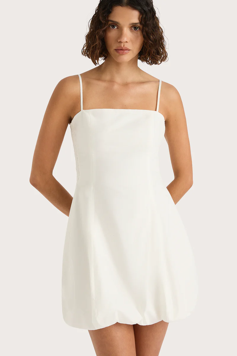 Lera Mini Dress White - Final Sale - Image 2