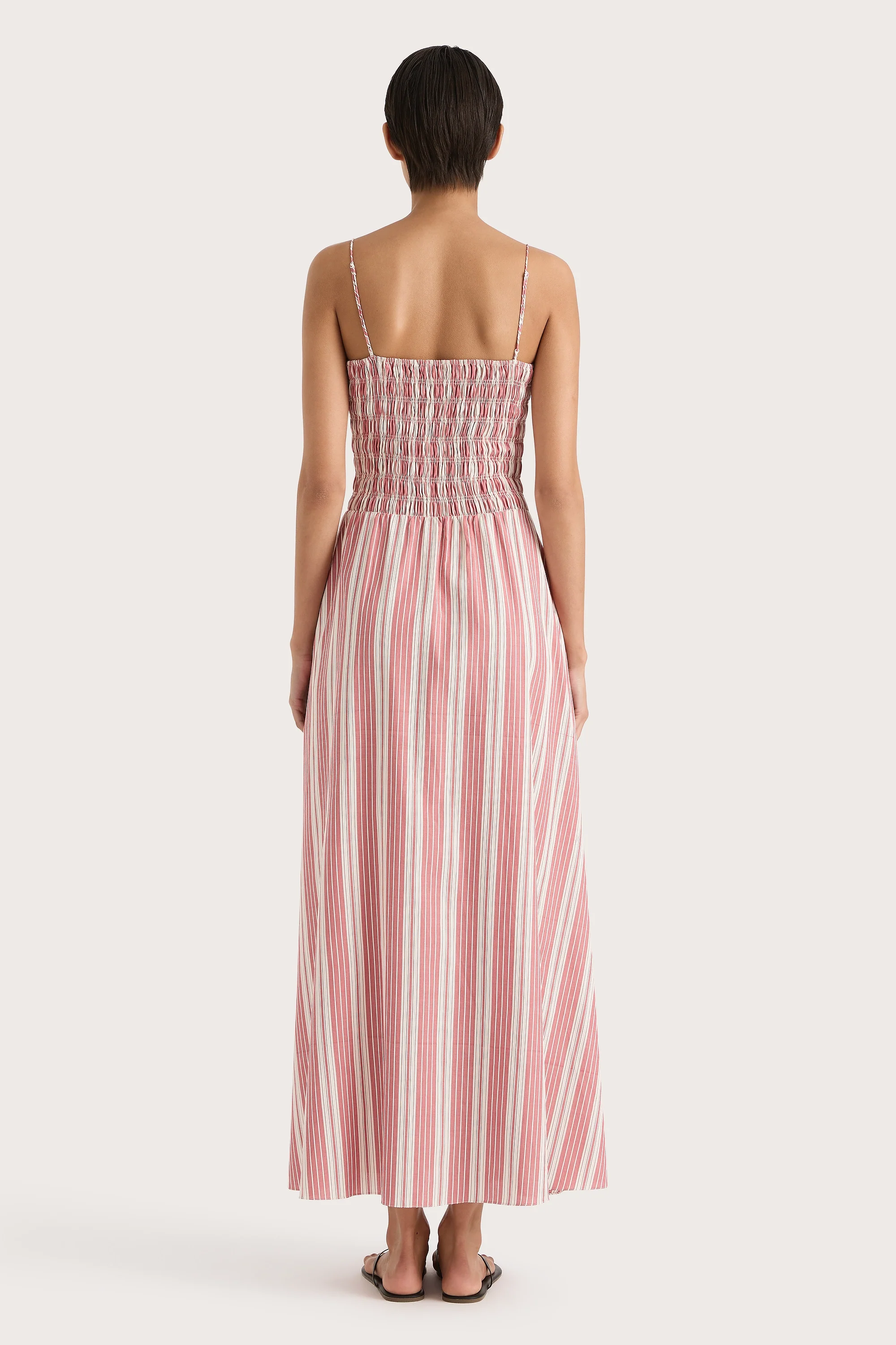 Lida Maxi Dress Cherry Stripe - Final Sale - Image 5