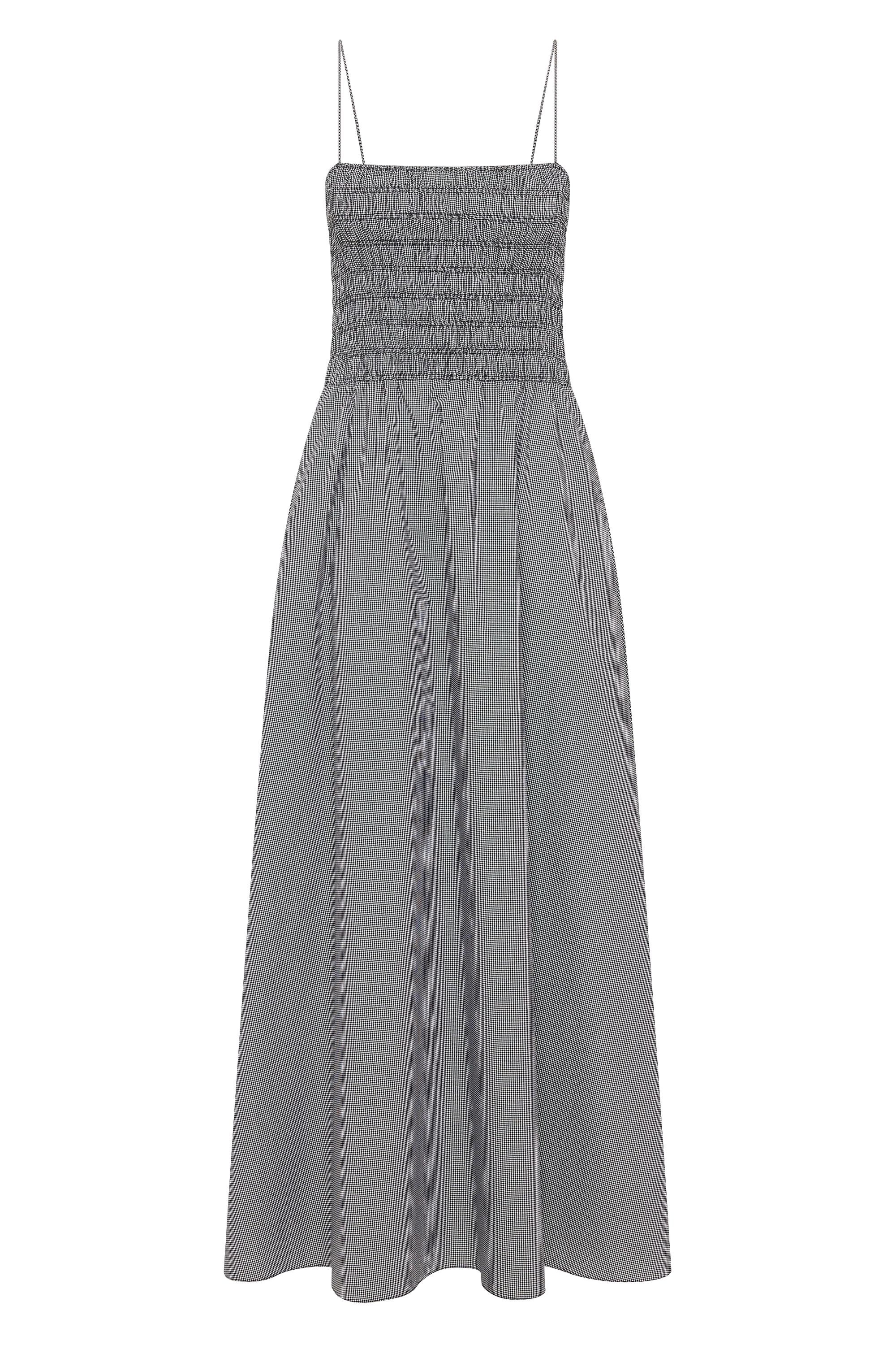 Lida Maxi Dress Gingham Black - Final Sale - Image 8