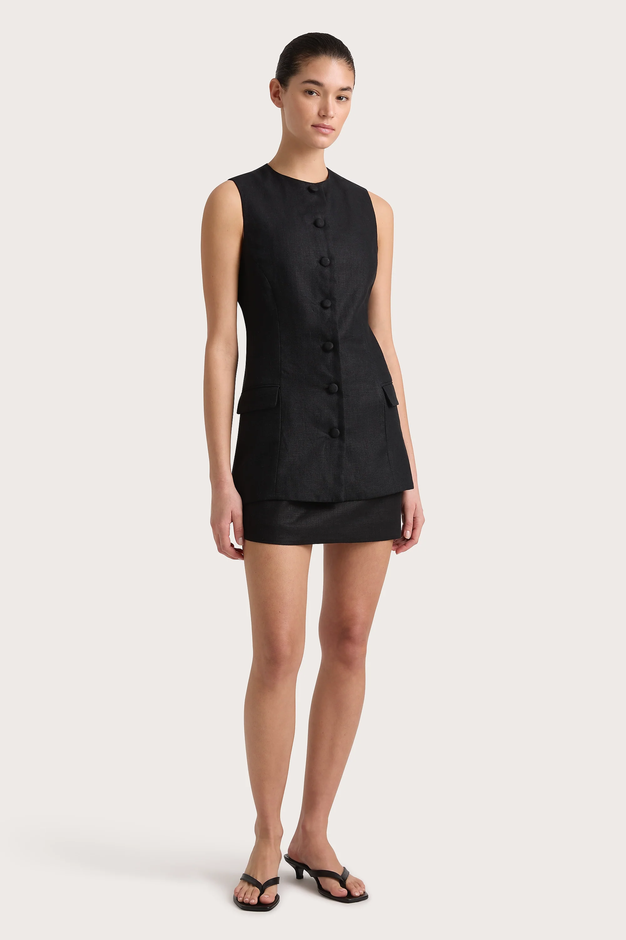 Lila Mini Shorts Black - Final Sale - Image 3