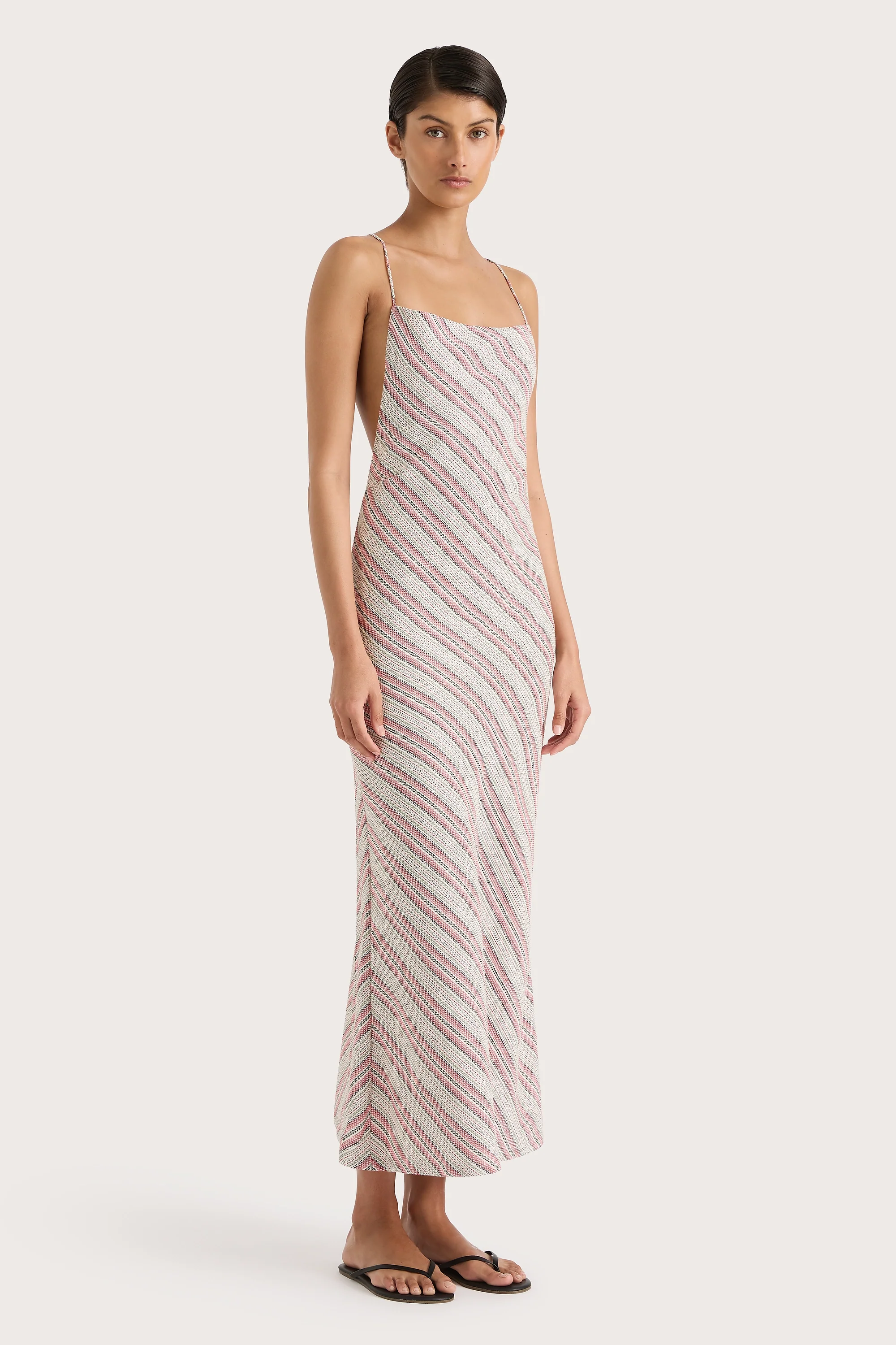 Lison Dress Watermelon Stripe - Final Sale - Image 3
