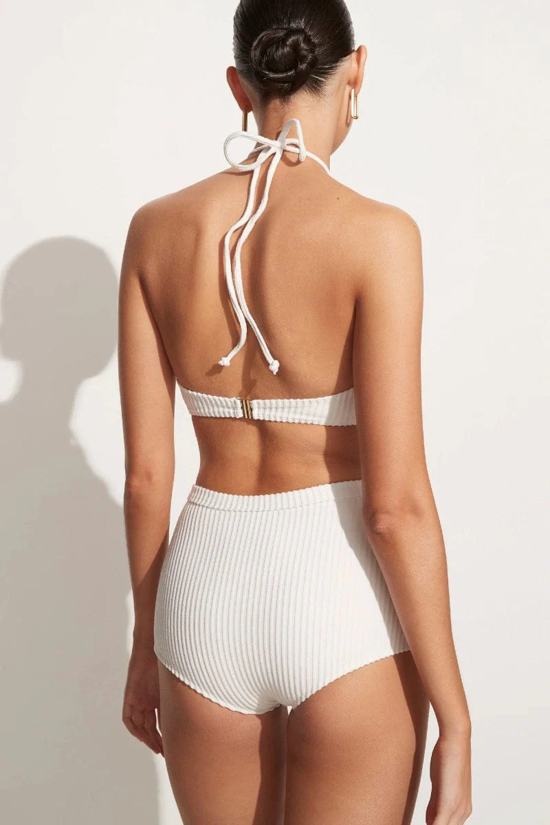 Liu Bikini Top Plain Off White - Final Sale - Image 5