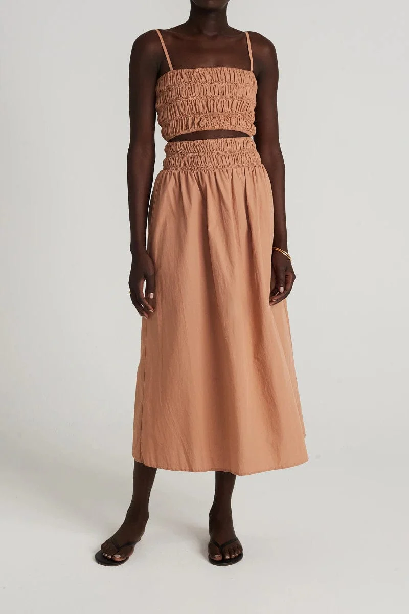 Liya Top Plain Hazelnut - Final Sale - Image 2
