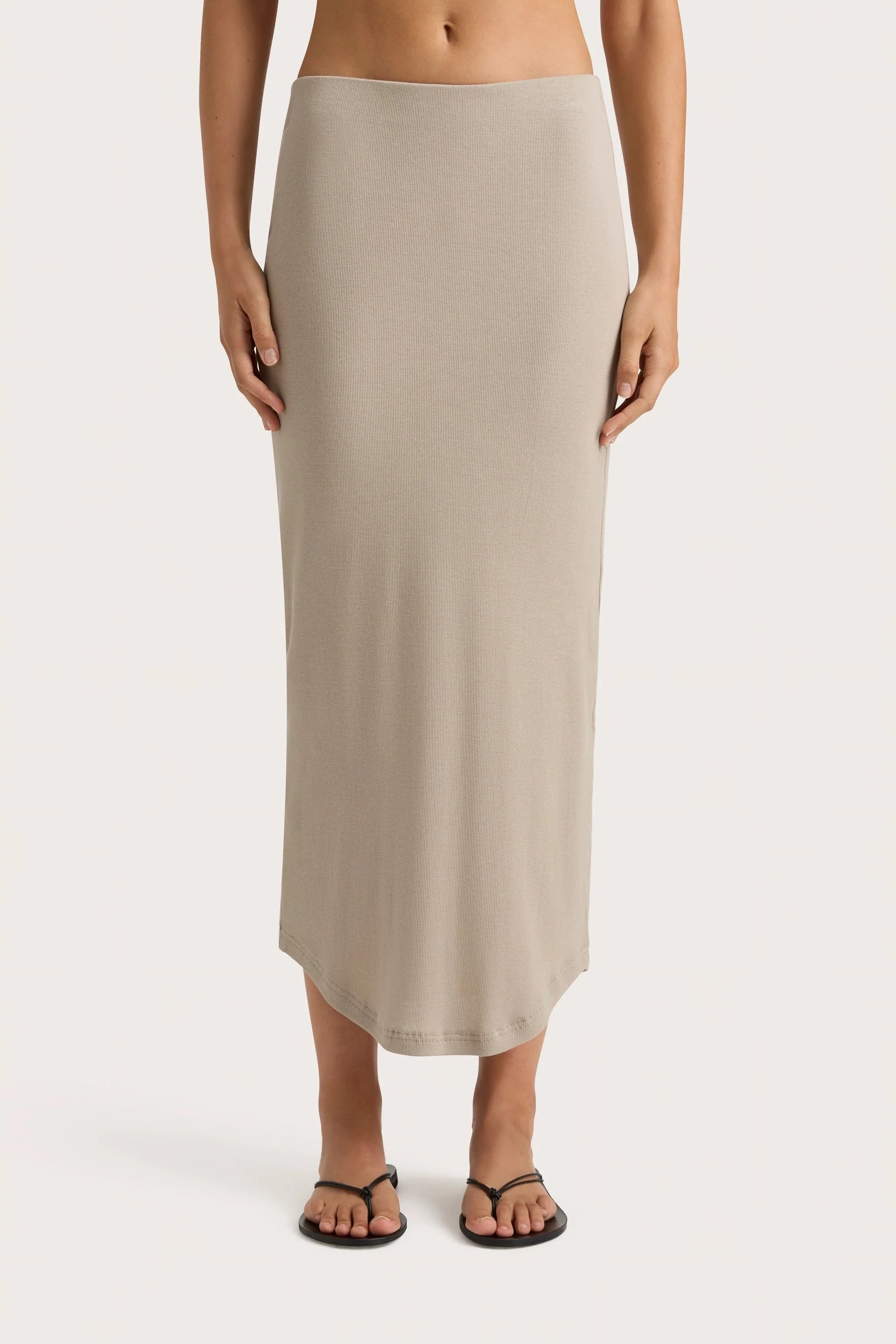 Loire Skirt Taupe - Final Sale - Image 3