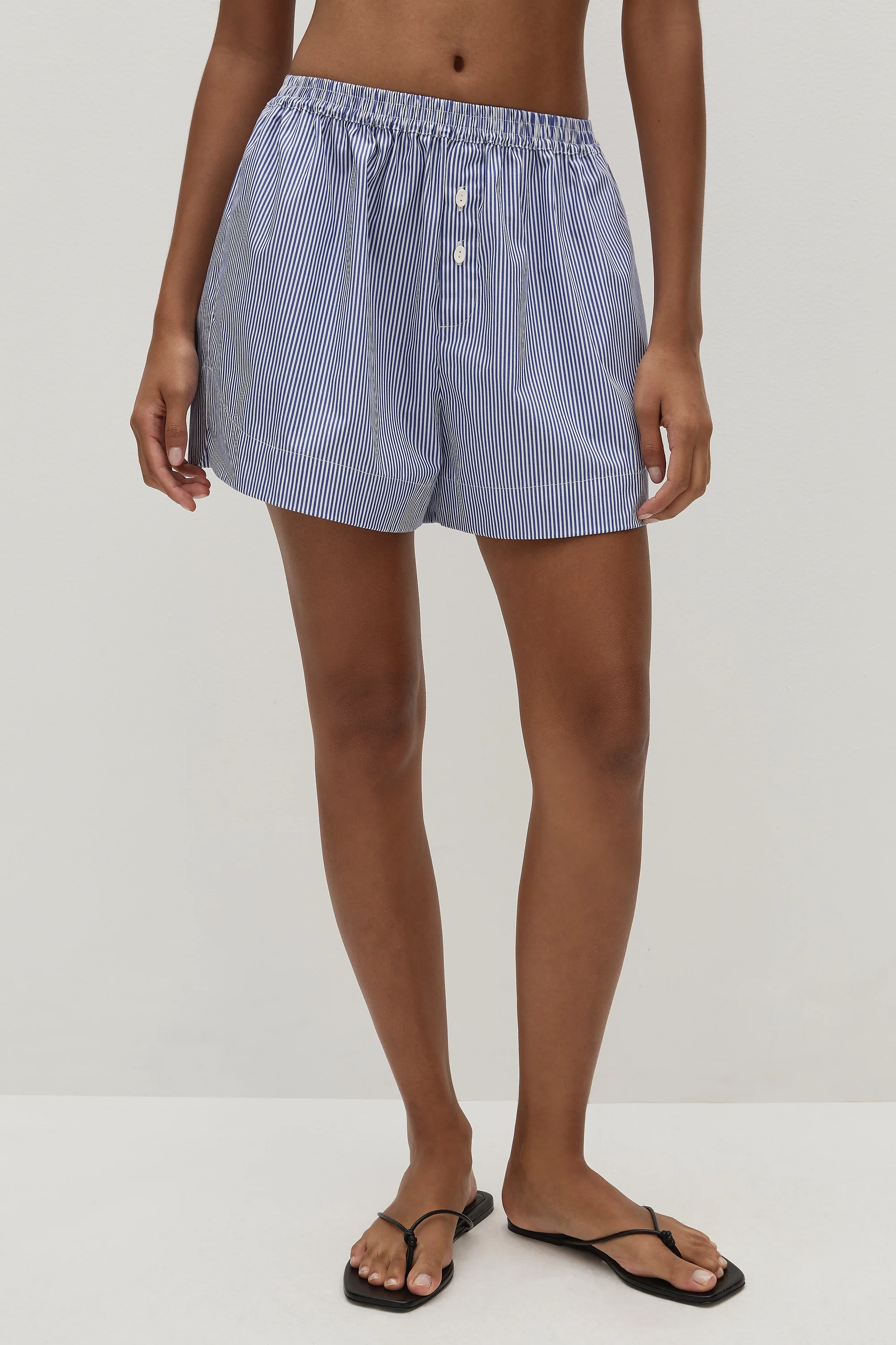 Lonia Shorts Helle Stripe Vintage Navy - Image 2