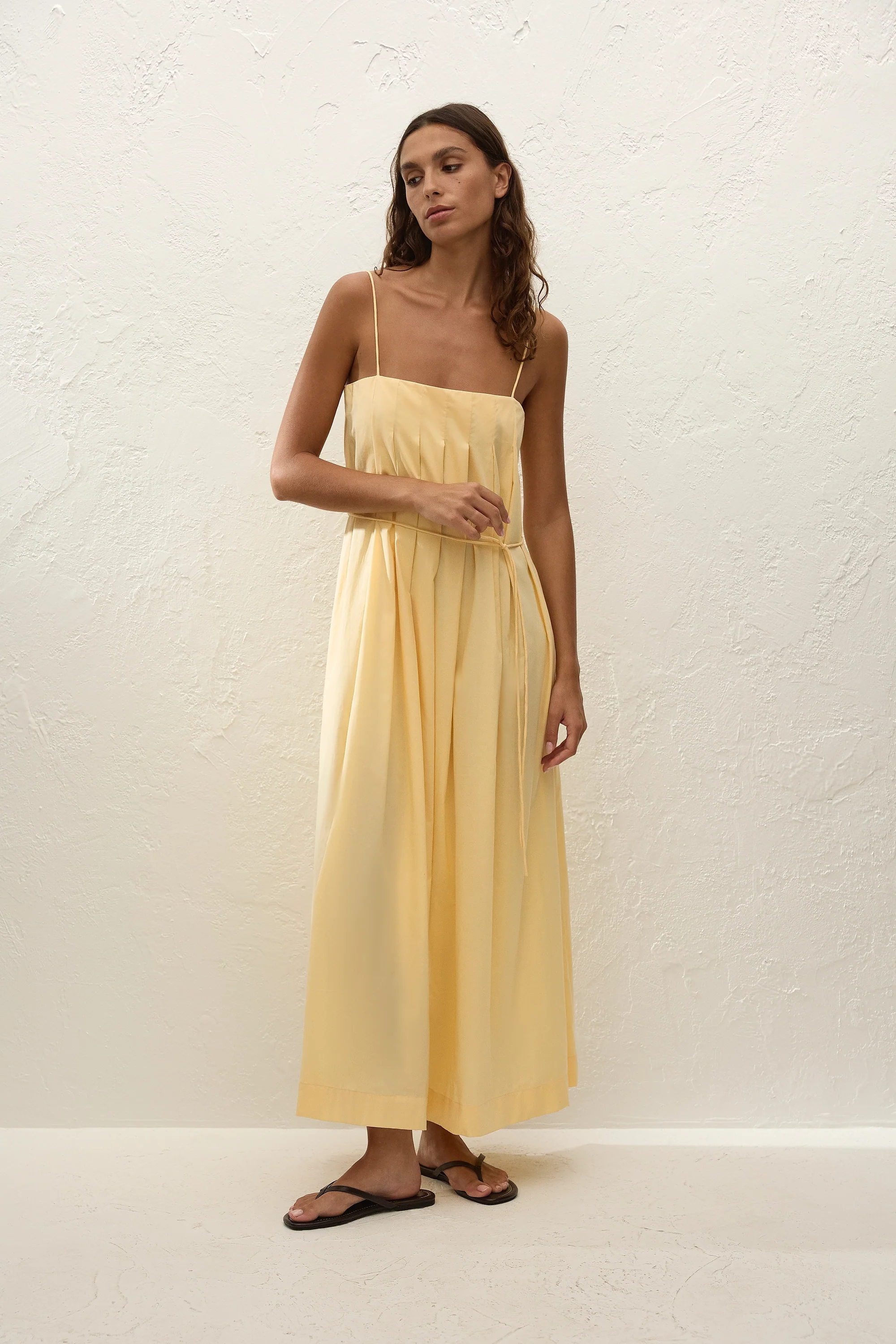 Lopez Midi Dress Banana