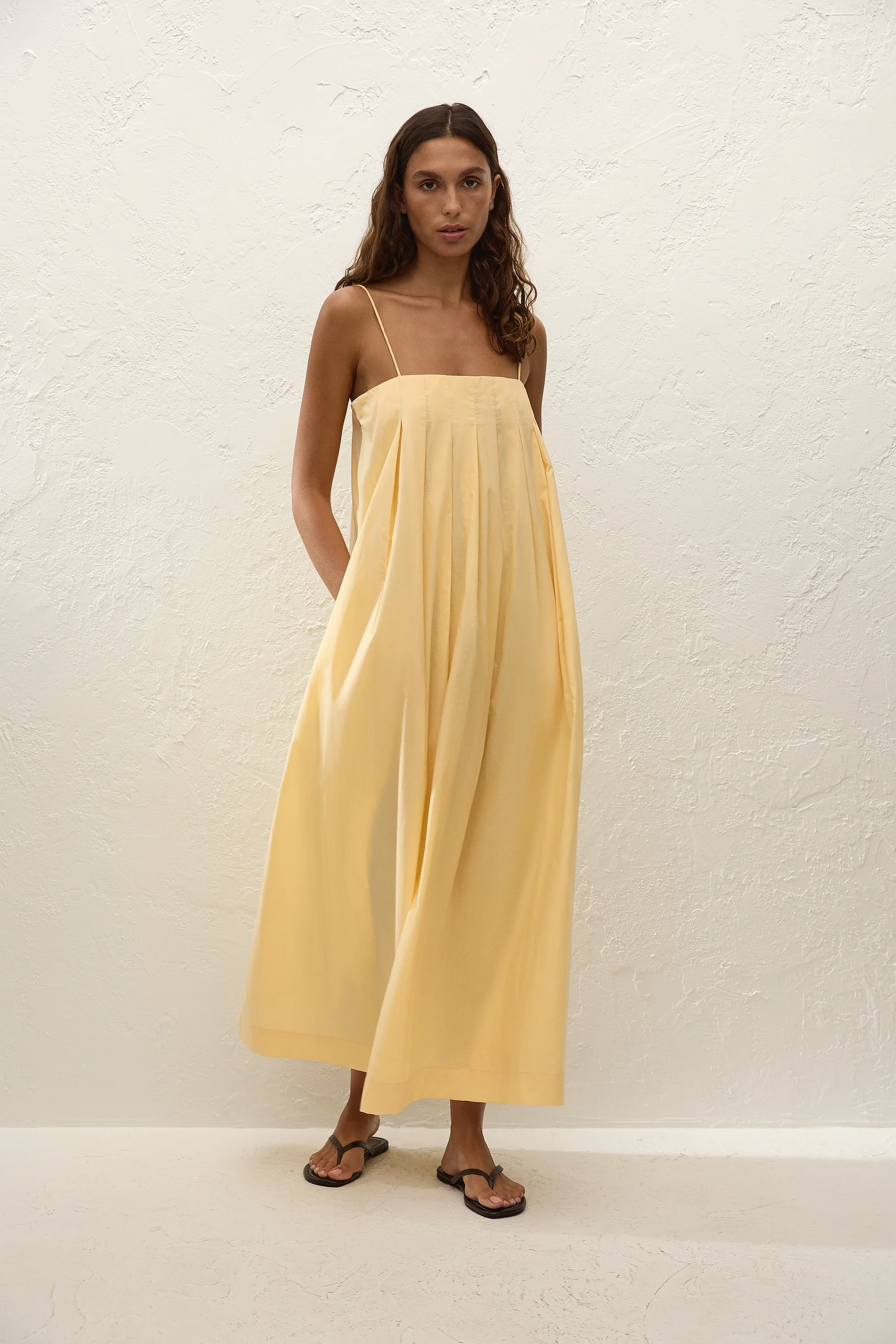 Lopez Midi Dress Banana - Image 5