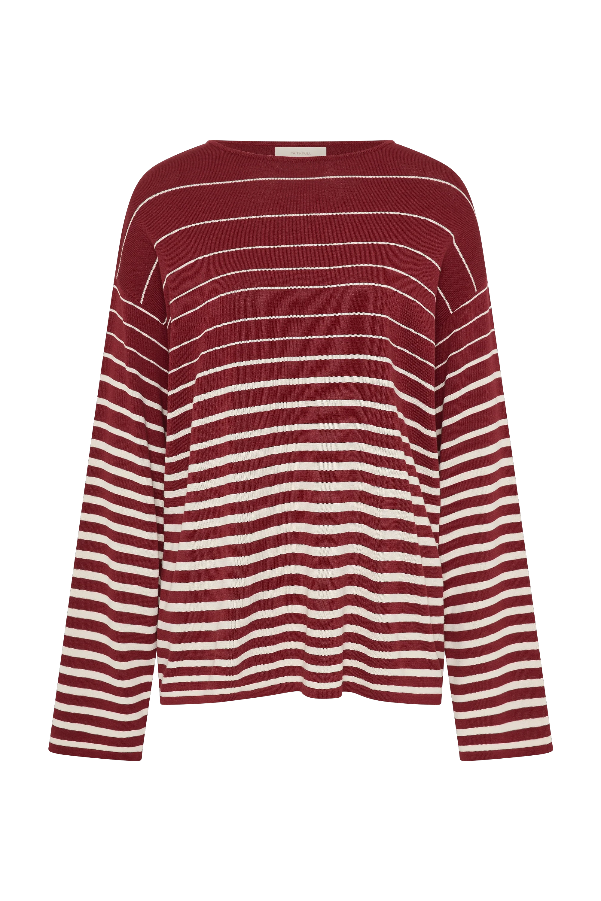 Lyana Top Scandi Stripe Red Cream - Final Sale - Image 9