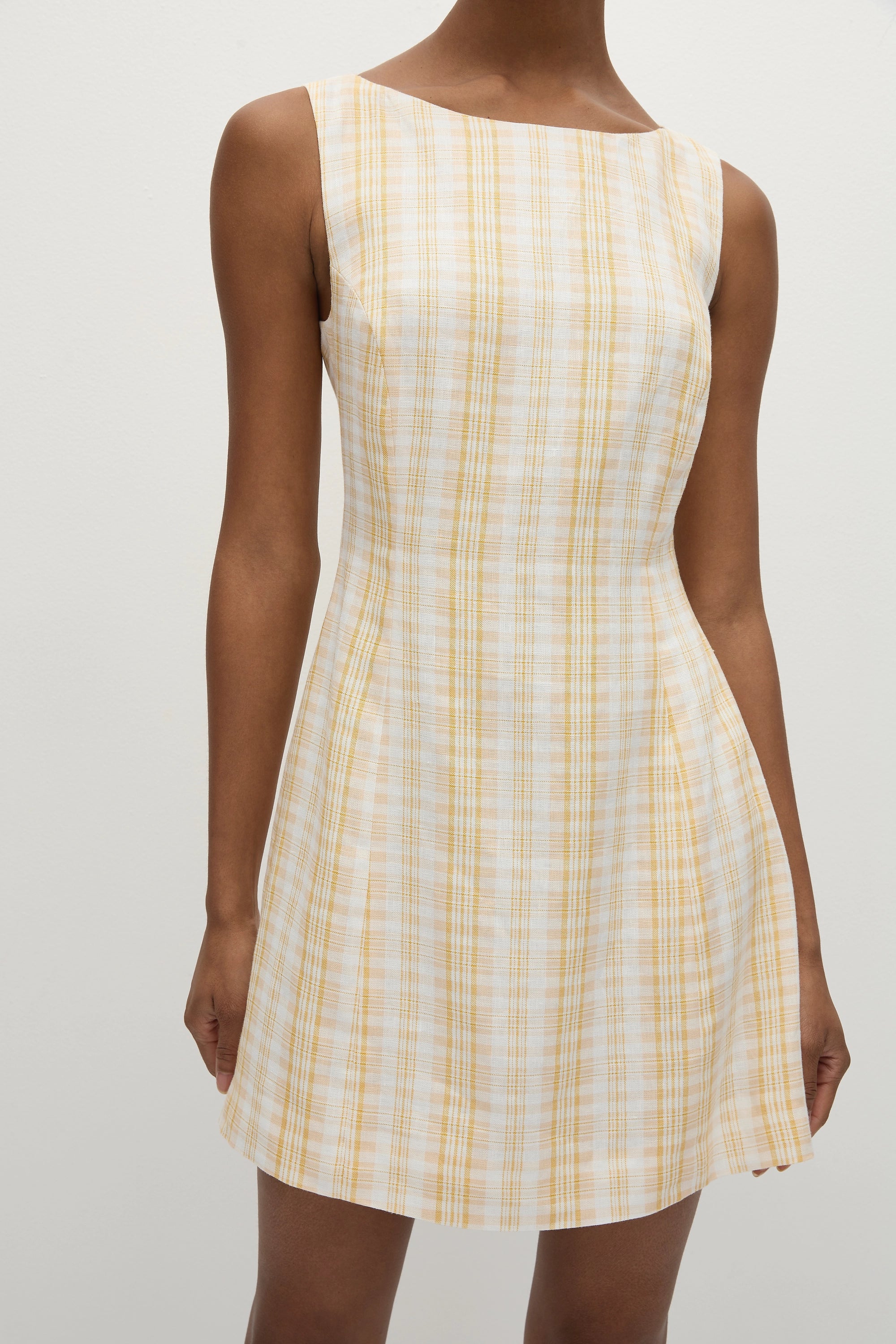 Lydie Mini Dress Piato Check - Final Sale - Image 2