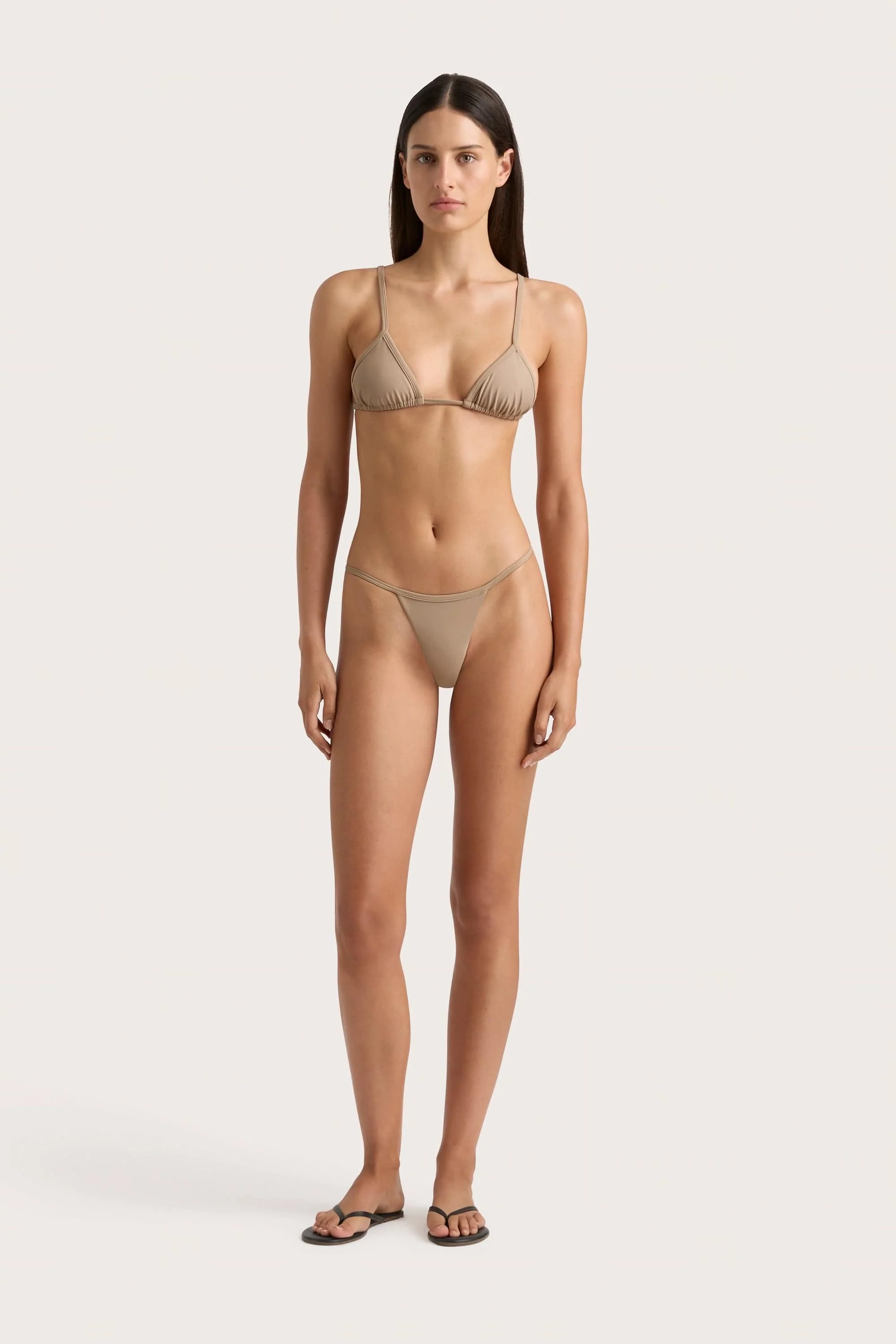 Manon Bikini Bottom Taupe - Final Sale