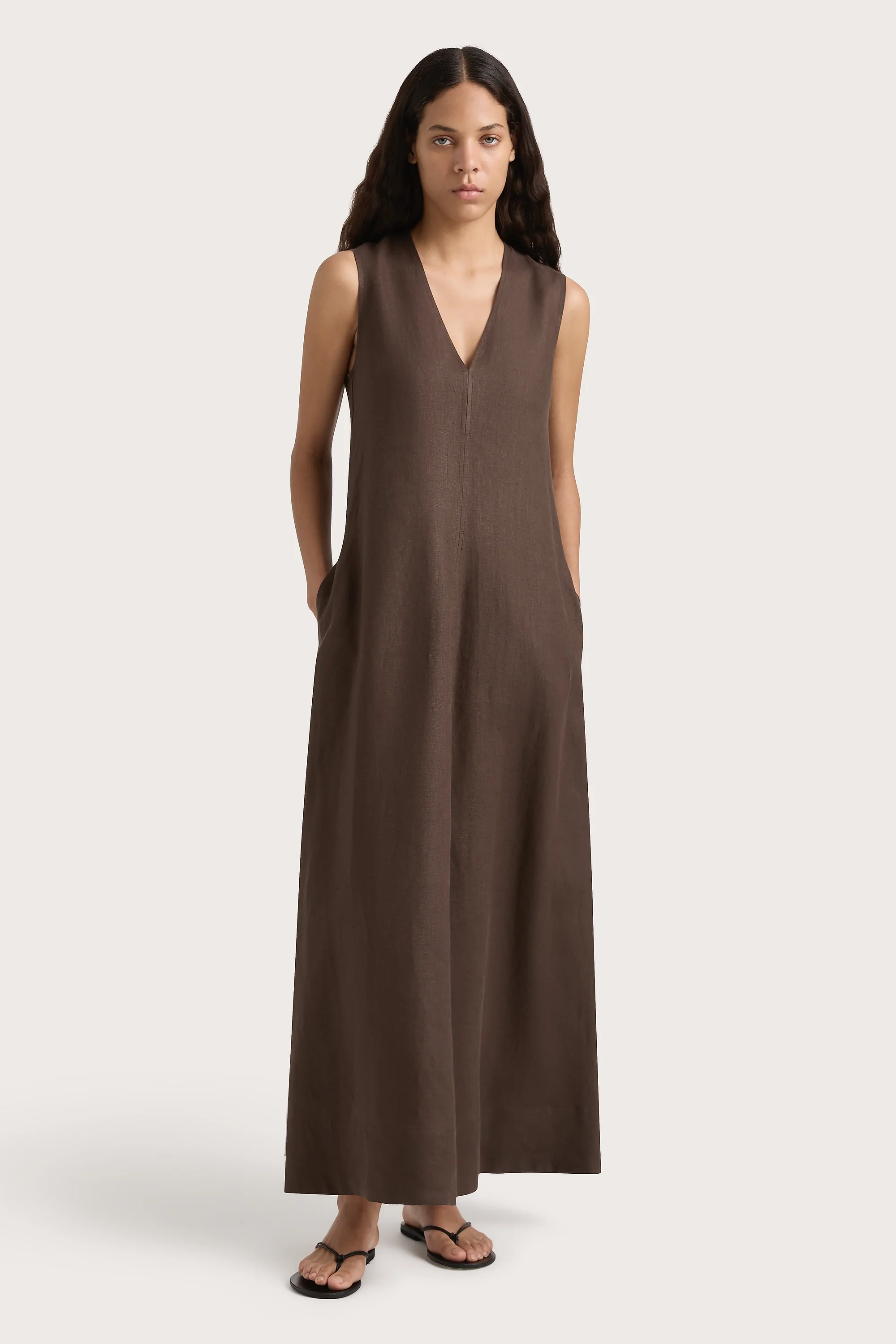 Marteret Midi Dress Bistre - Final Sale