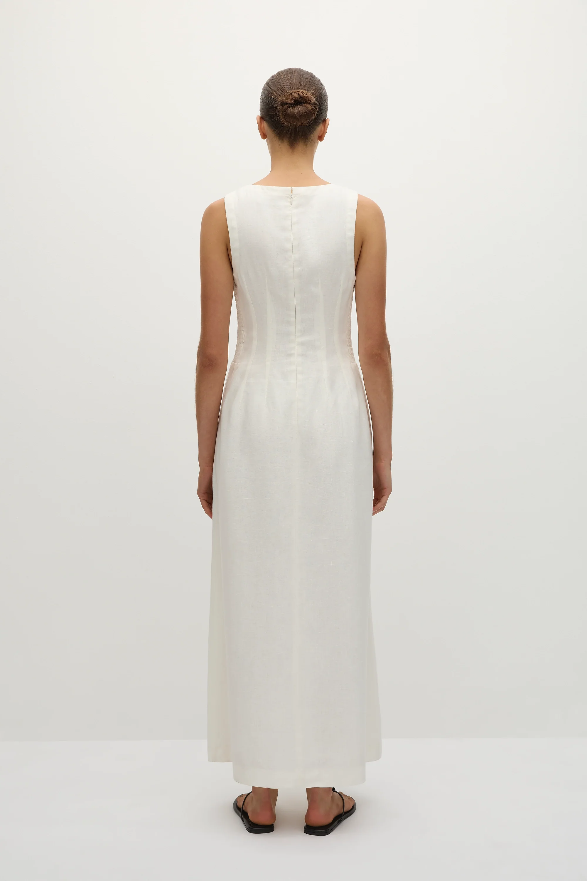Melia Maxi Dress White - Final Sale - Image 6