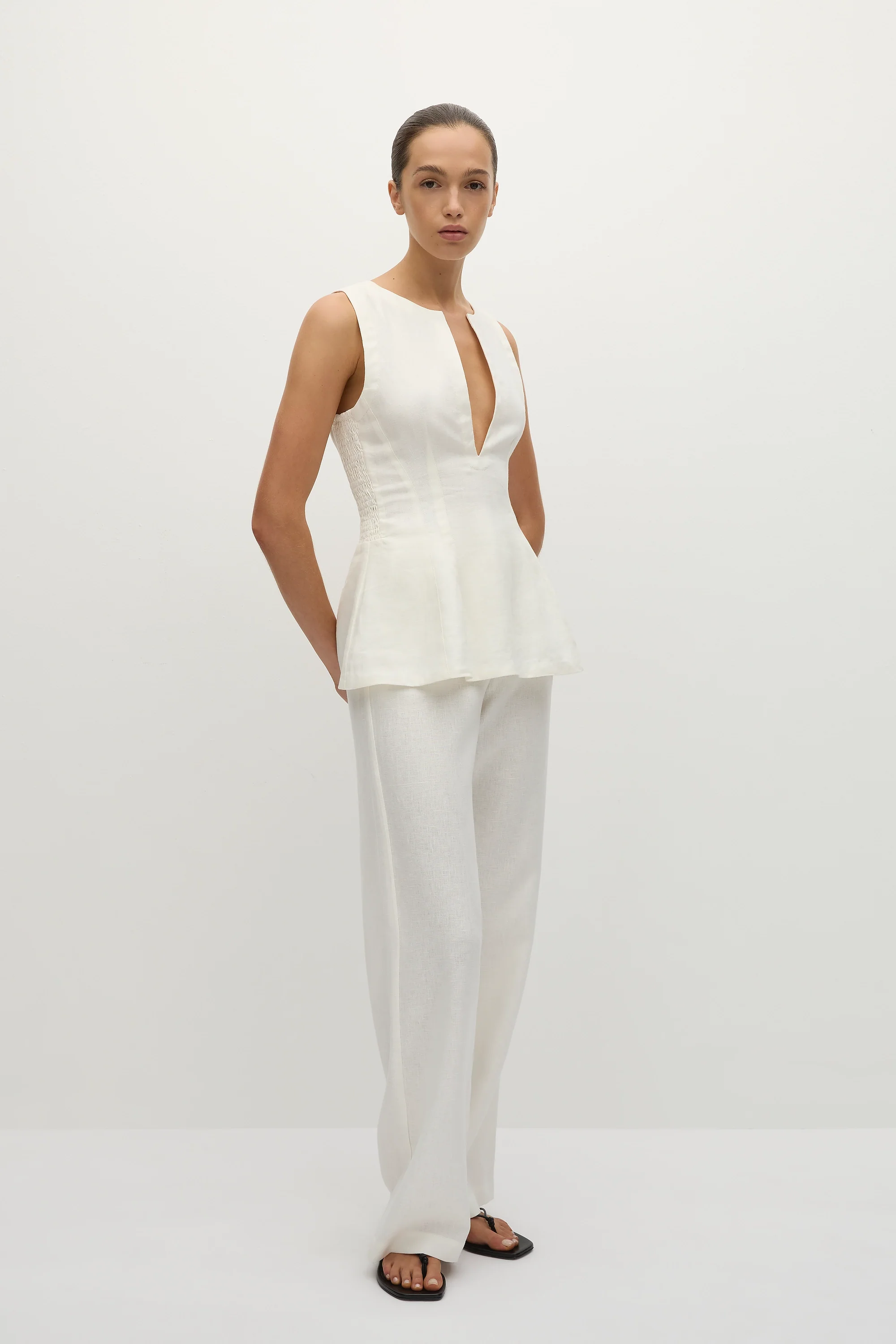 Melia Top White - Final Sale - Image 4