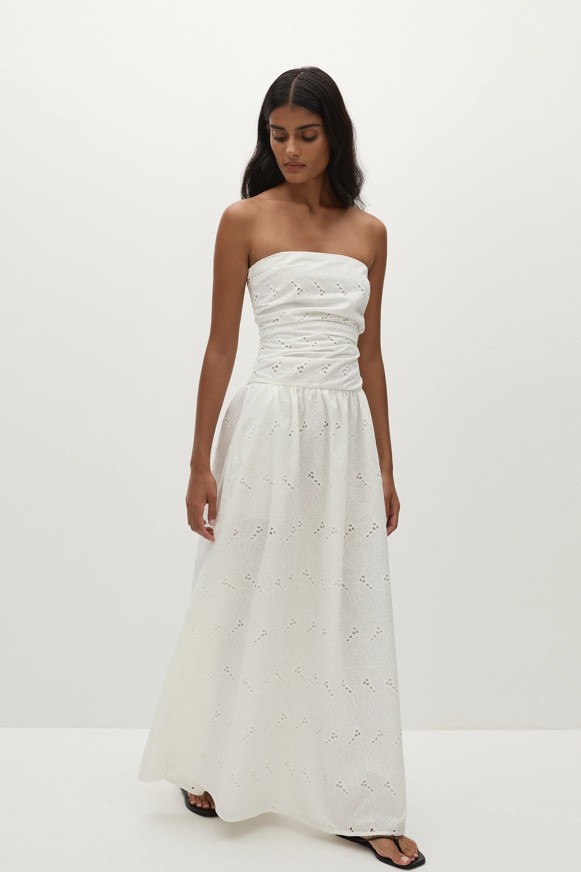 Moa Maxi Dress Birgitta Broderie Anglaise White - Final Sale - Image 5