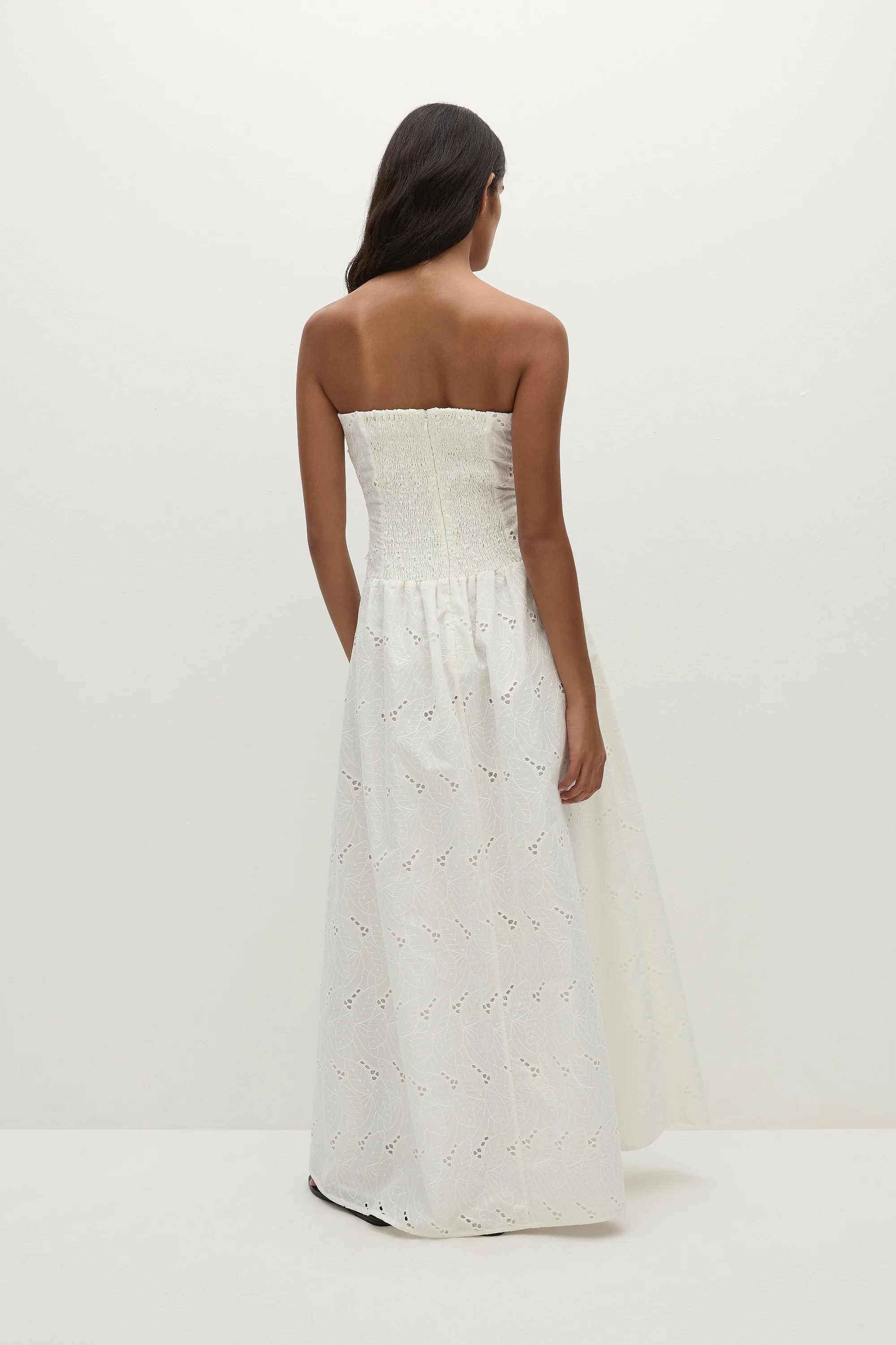 Moa Maxi Dress Birgitta Broderie Anglaise White - Final Sale - Image 6