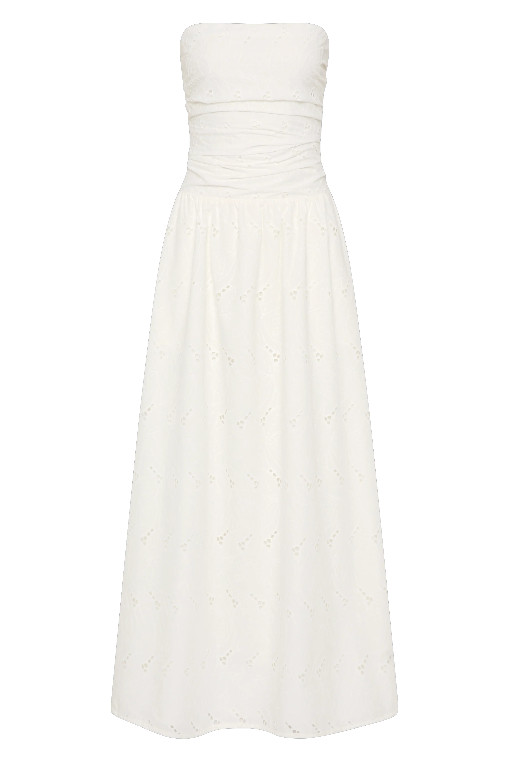 Moa Maxi Dress Birgitta Broderie Anglaise White - Final Sale - Image 8