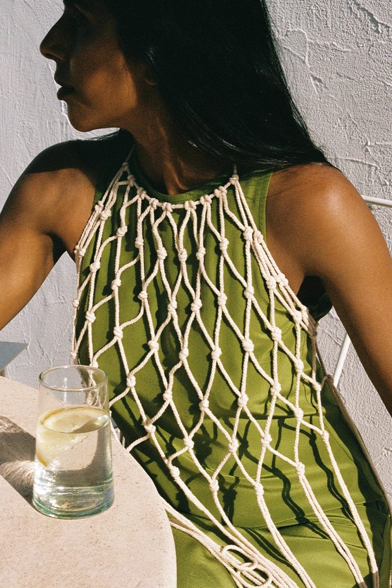 Nelas Macrame Top Off-White - Final Sale - Image 2