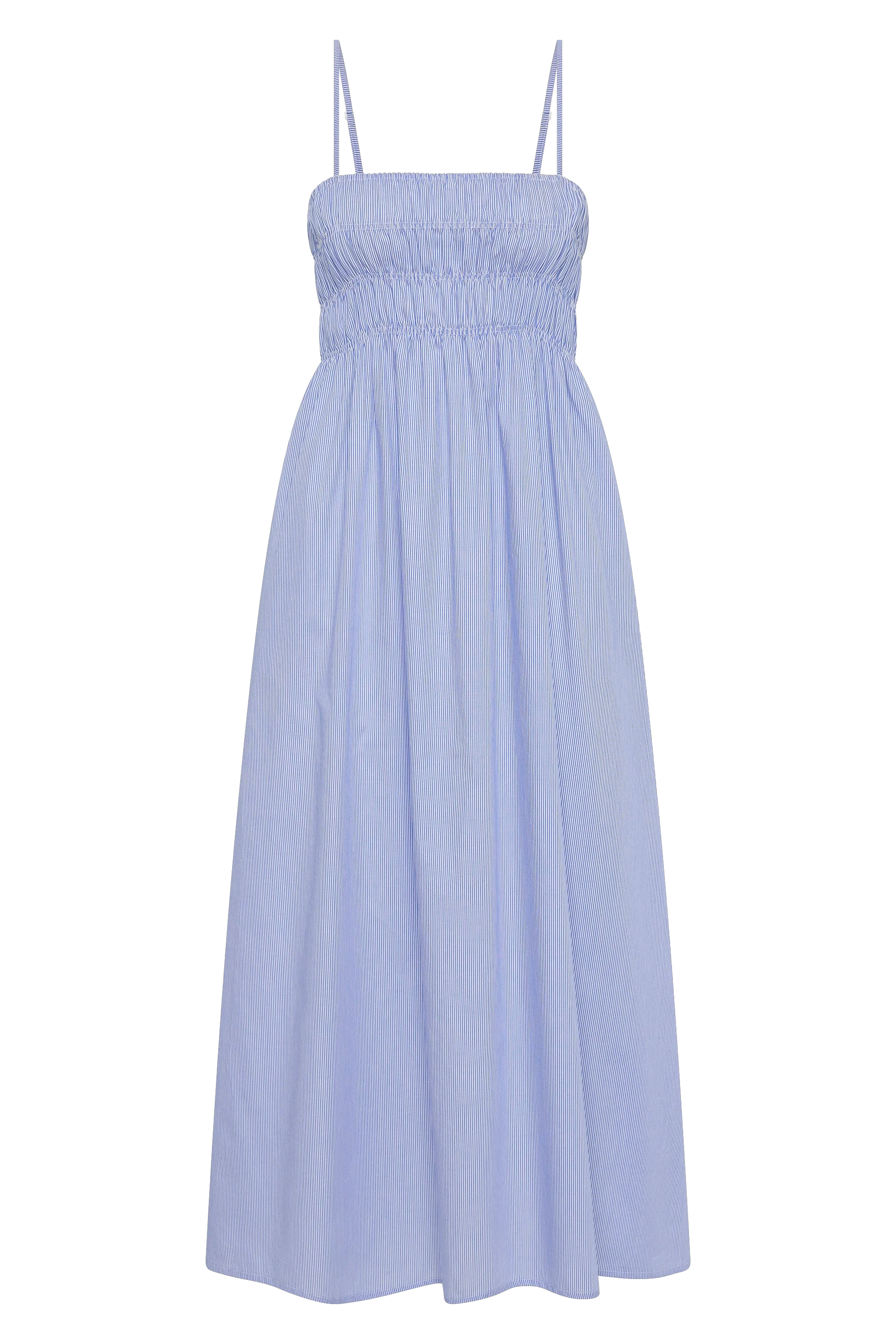 Nica Midi Dress Soft Blue Stripe - Final Sale - Image 6