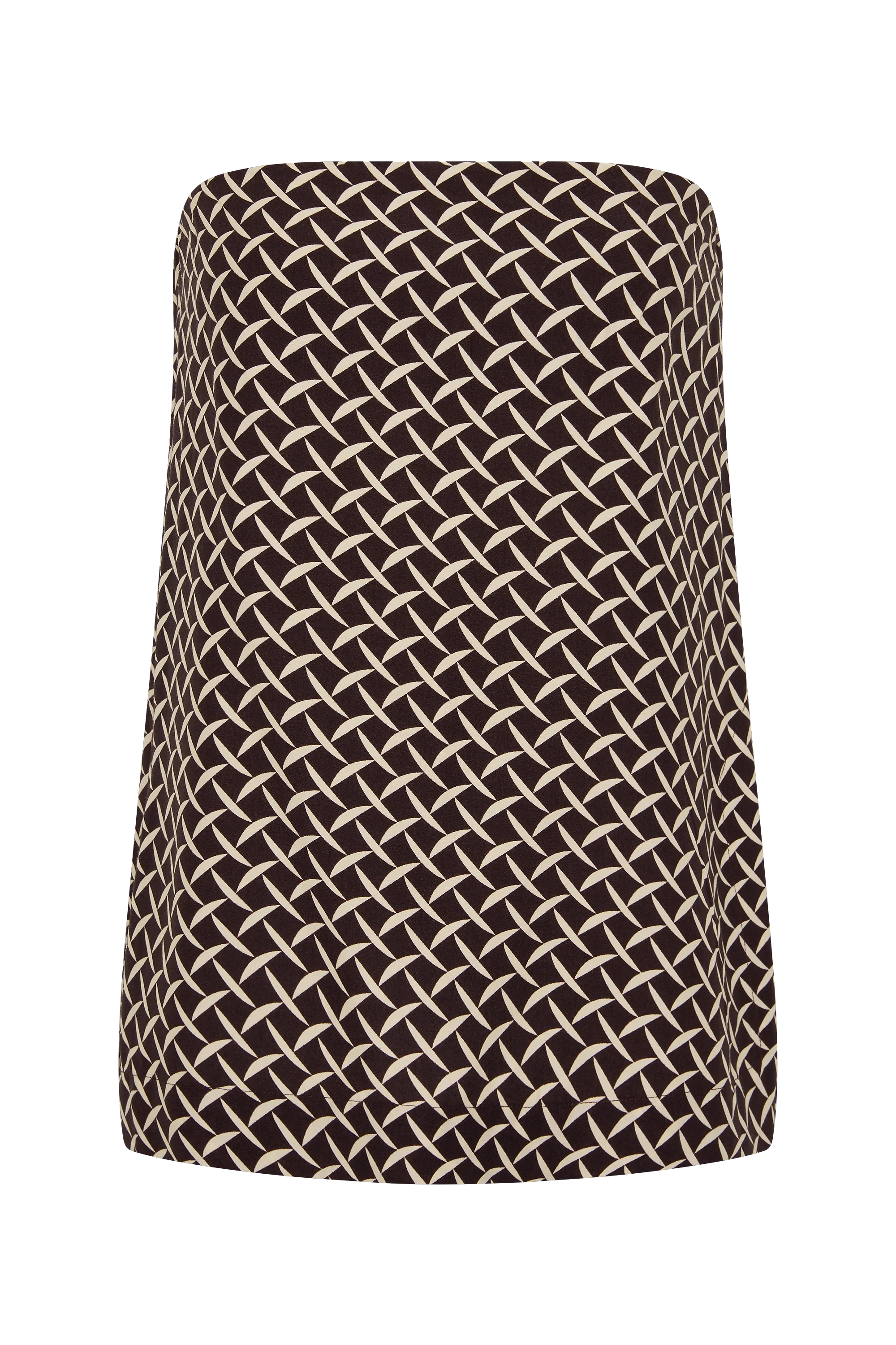 Ninette Strapless Top Espresso Geo - Final Sale - Image 8