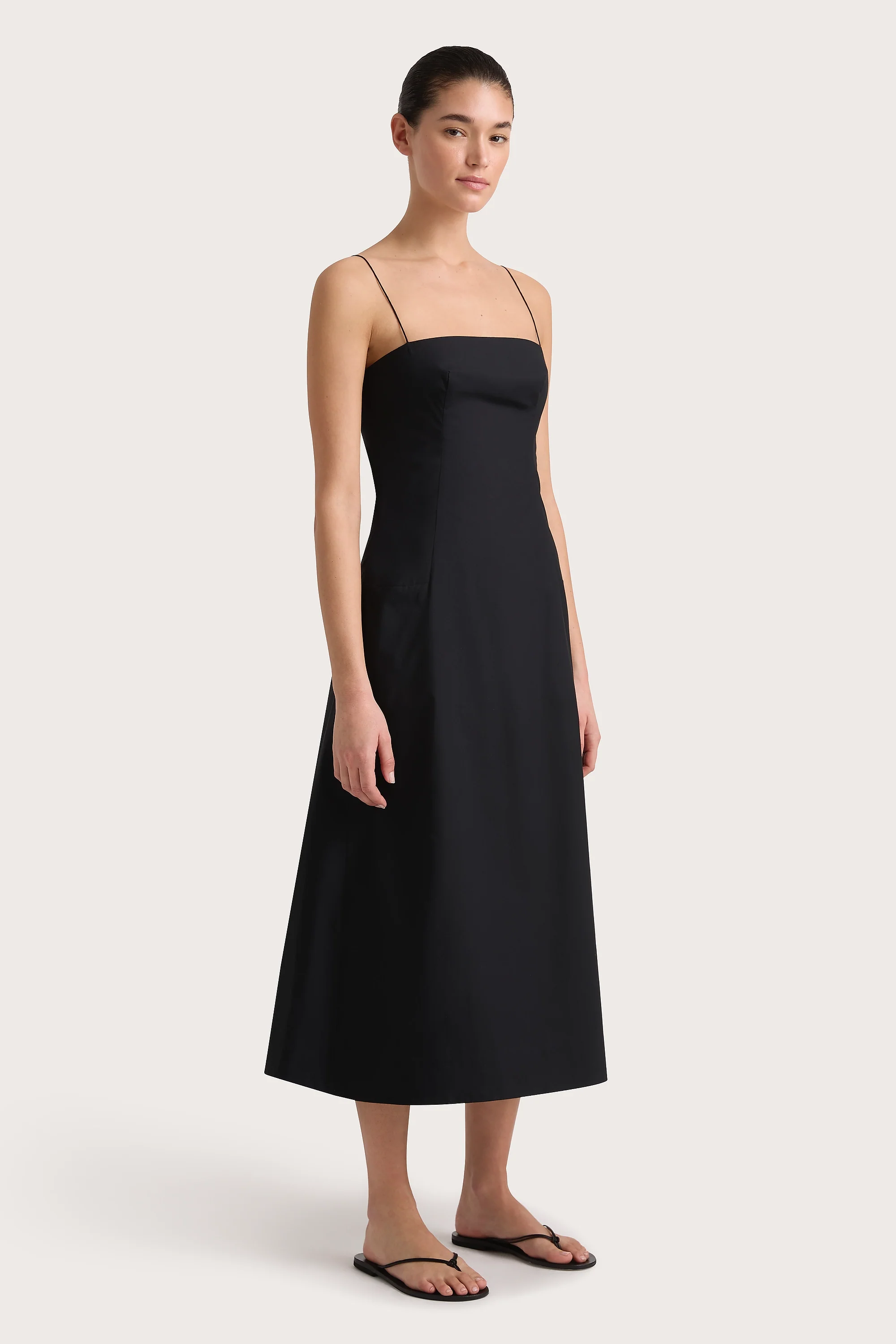 Ostano Midi Dress Black - Final Sale - Image 3