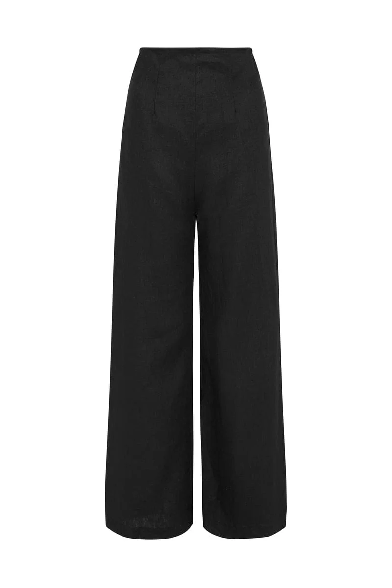 Ottavio Pants Plain Black - Final Sale - Image 5