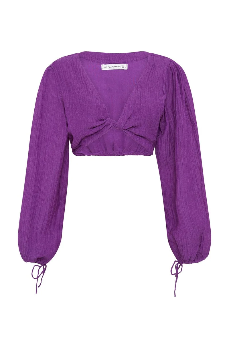 Palmera Top Violet - Final Sale - Image 8