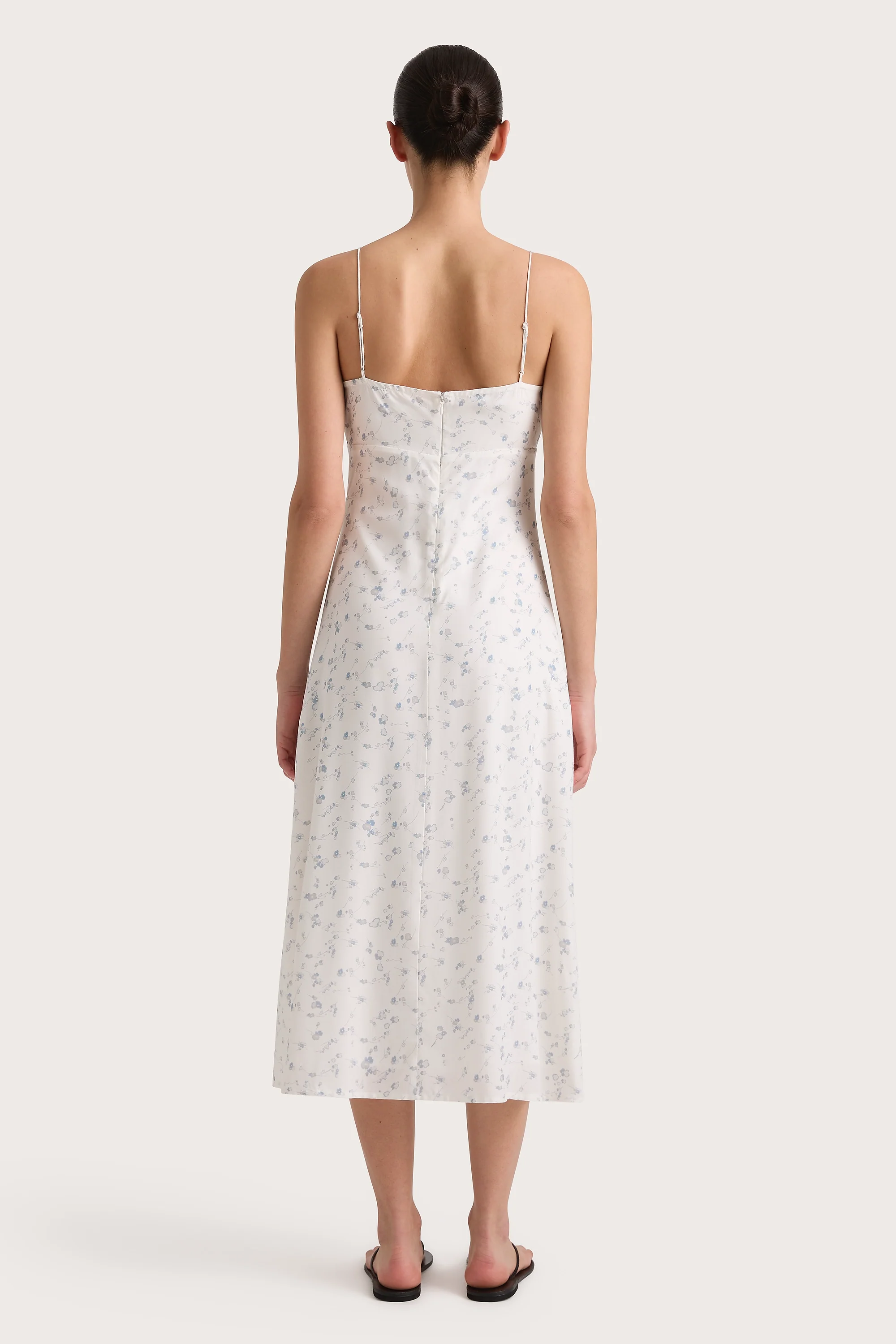 Pau Dress Blossom Egg Shell Powder Blue - Final Sale - Image 4