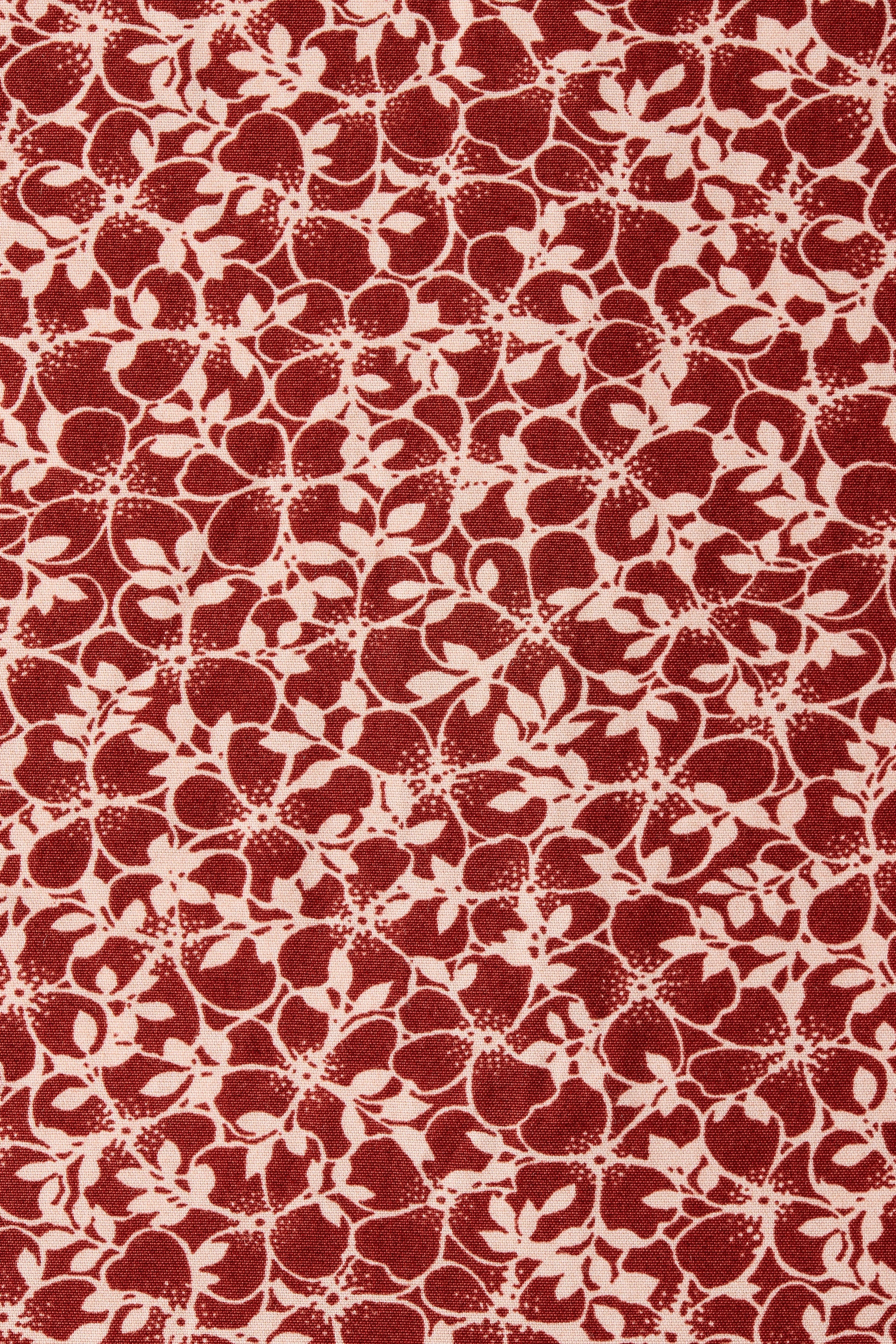 Pau Mini Dress Peony Stamp Garnet - Final Sale - Image 6