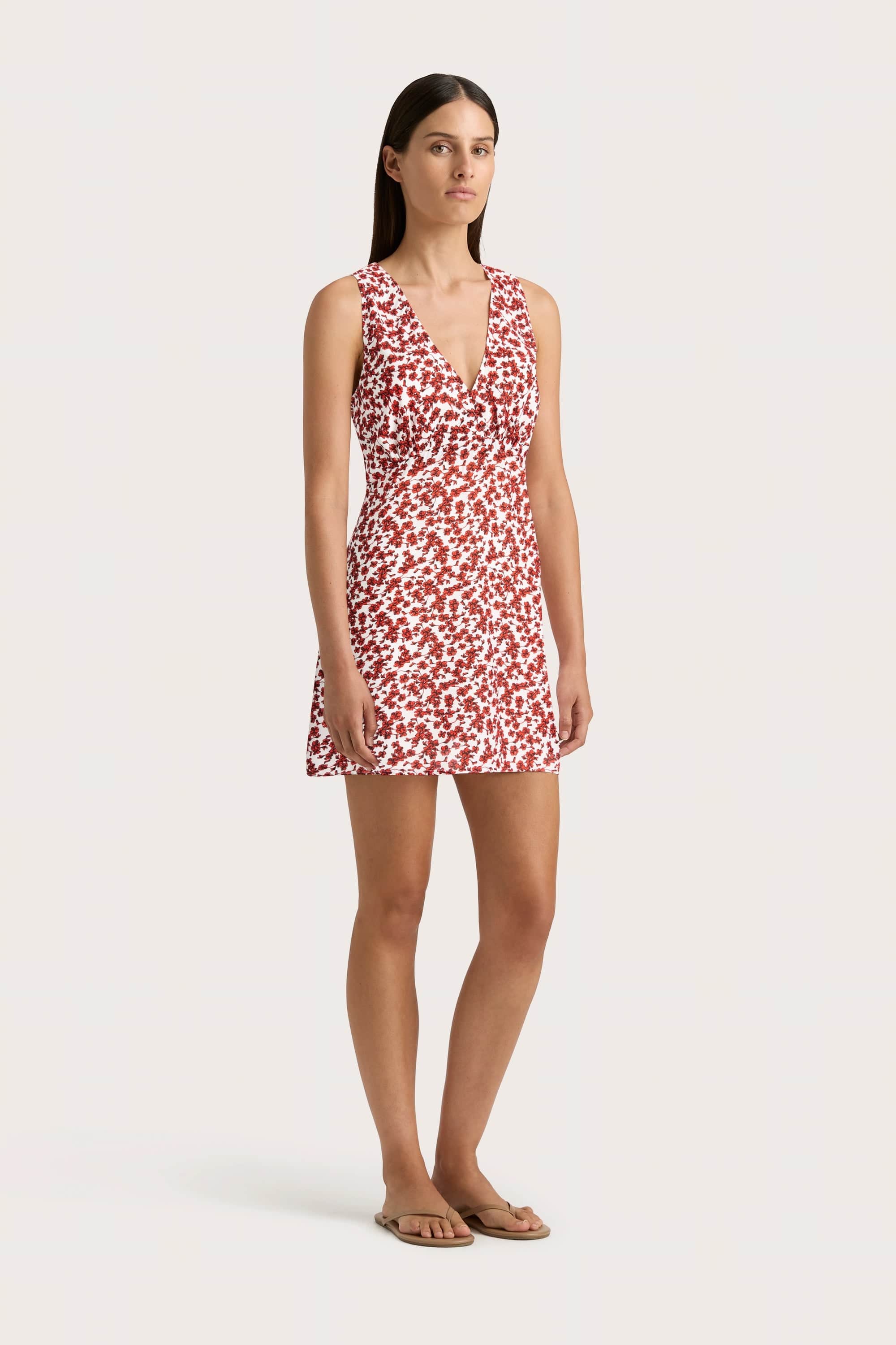 Penne Mini Dress Leilani Red - Final Sale - Image 4